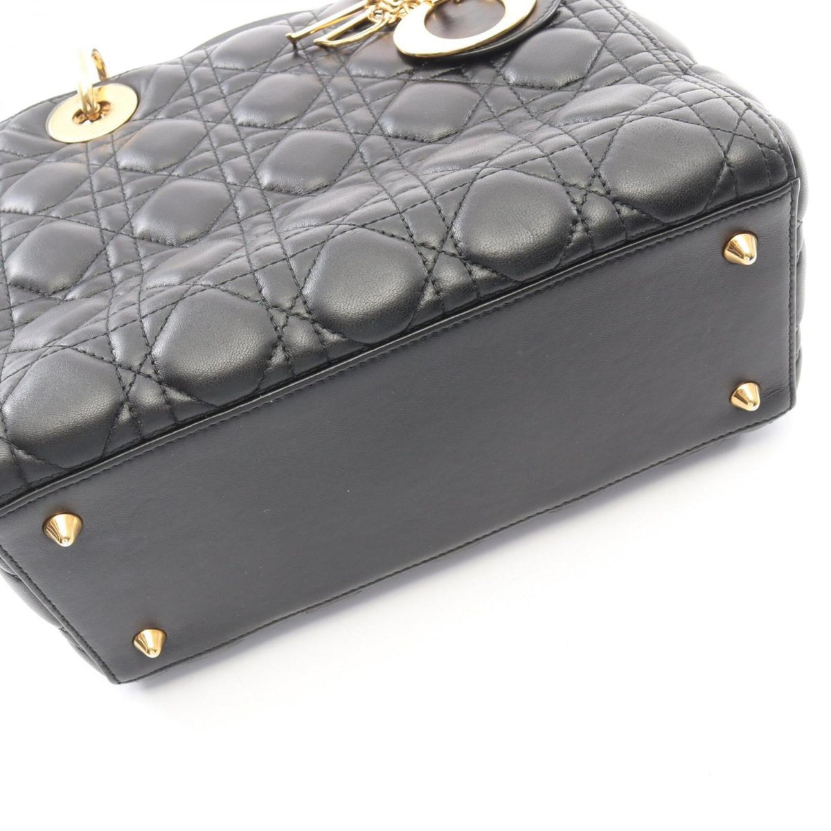 Christian Dior Black Leather Handbag (Pre-Owned)