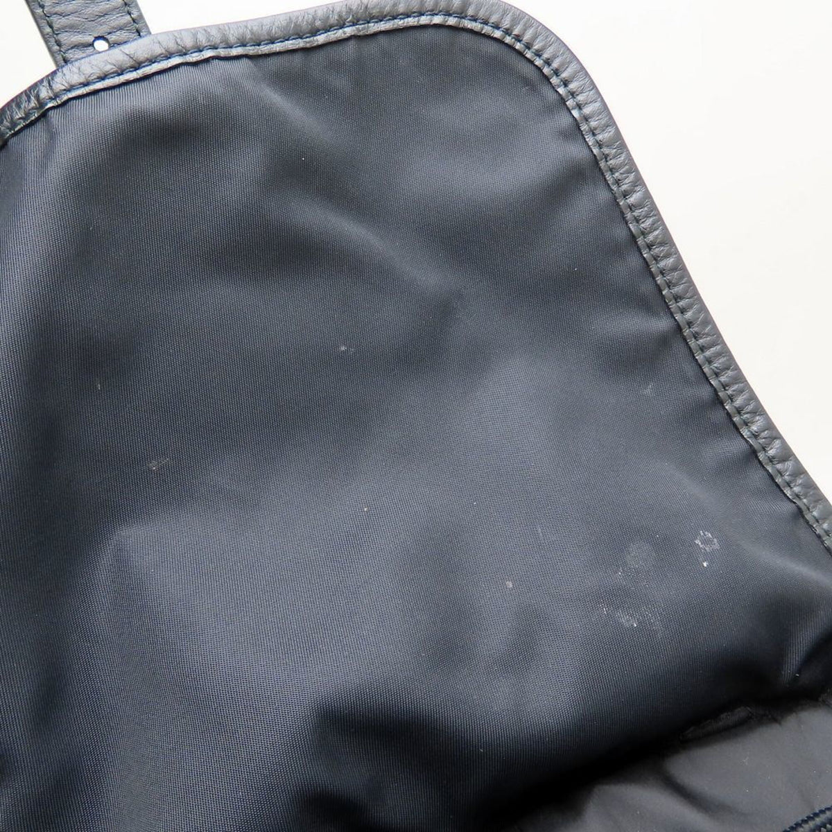 Gucci Black Nylon Leather Backpack (Pre-Owned)