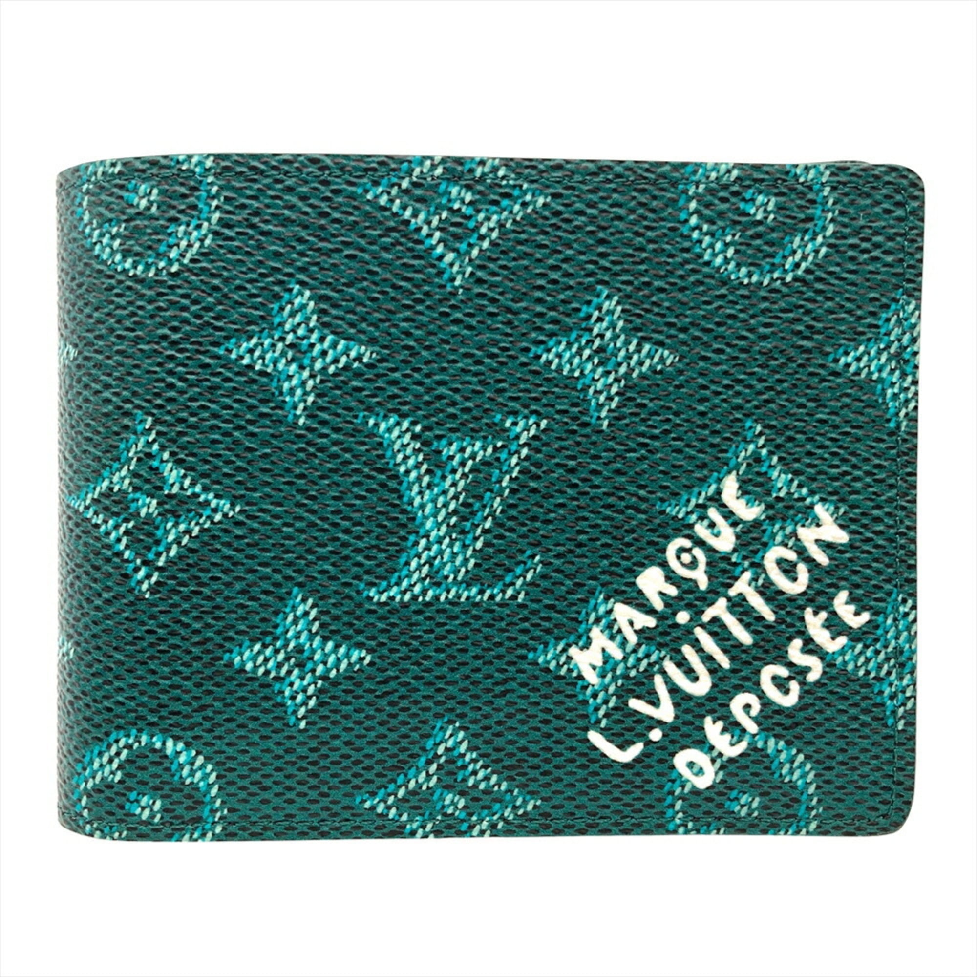 Louis Vuitton Green Wallet (Bi-Fold) (Pre-Owned)