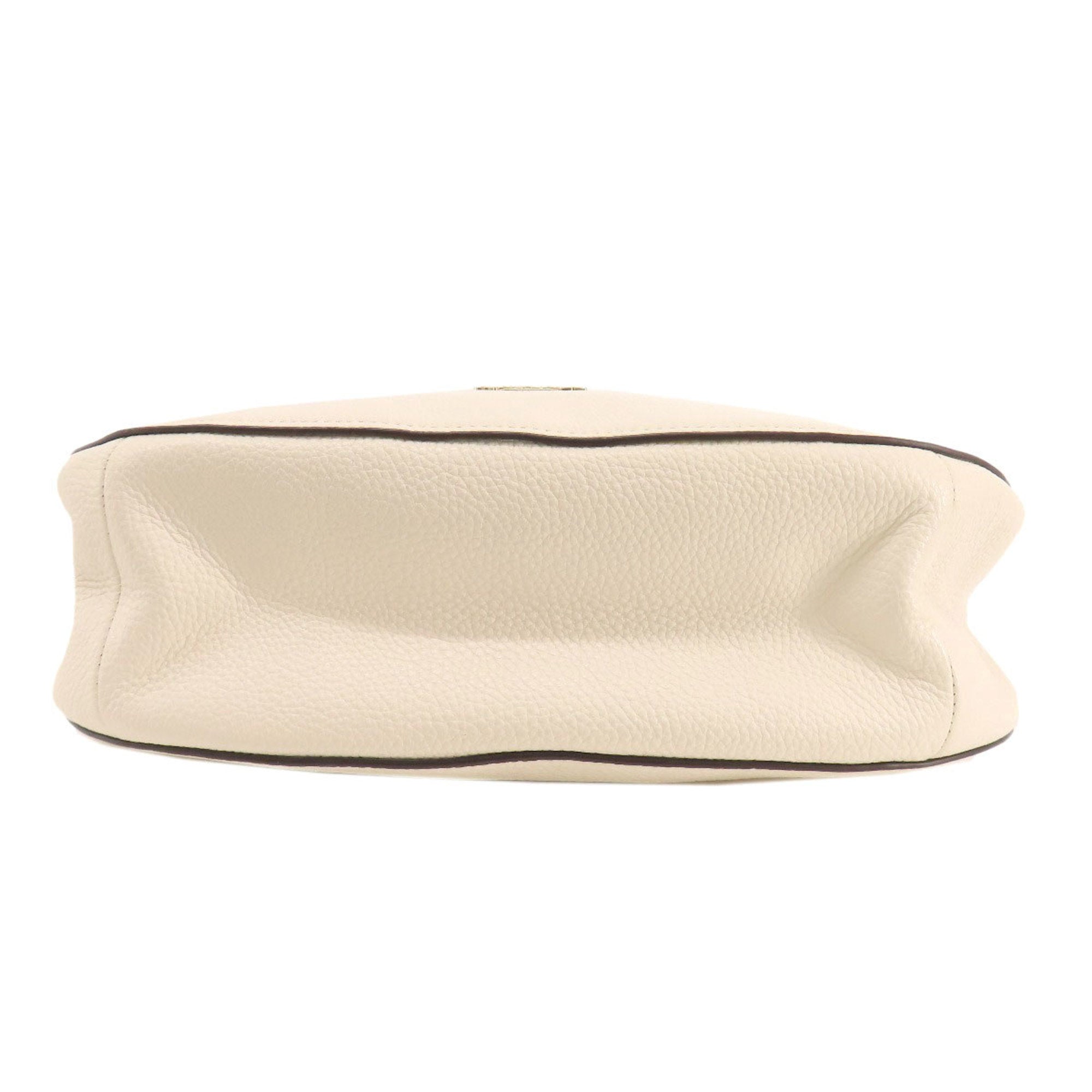 Coach White Leather Shoulder Bag (Pre-Owned)