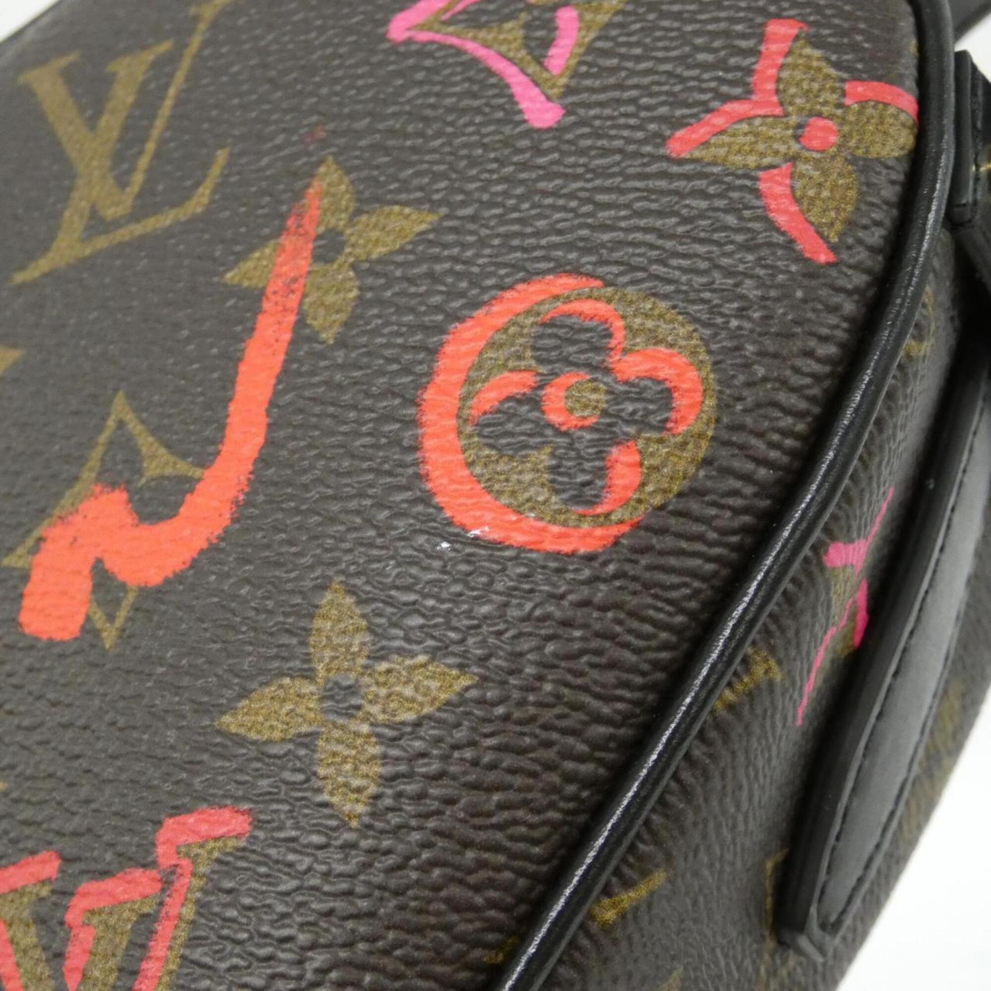 Louis Vuitton Brown Coated Canvas Shoulder Bag (Pre-Owned)