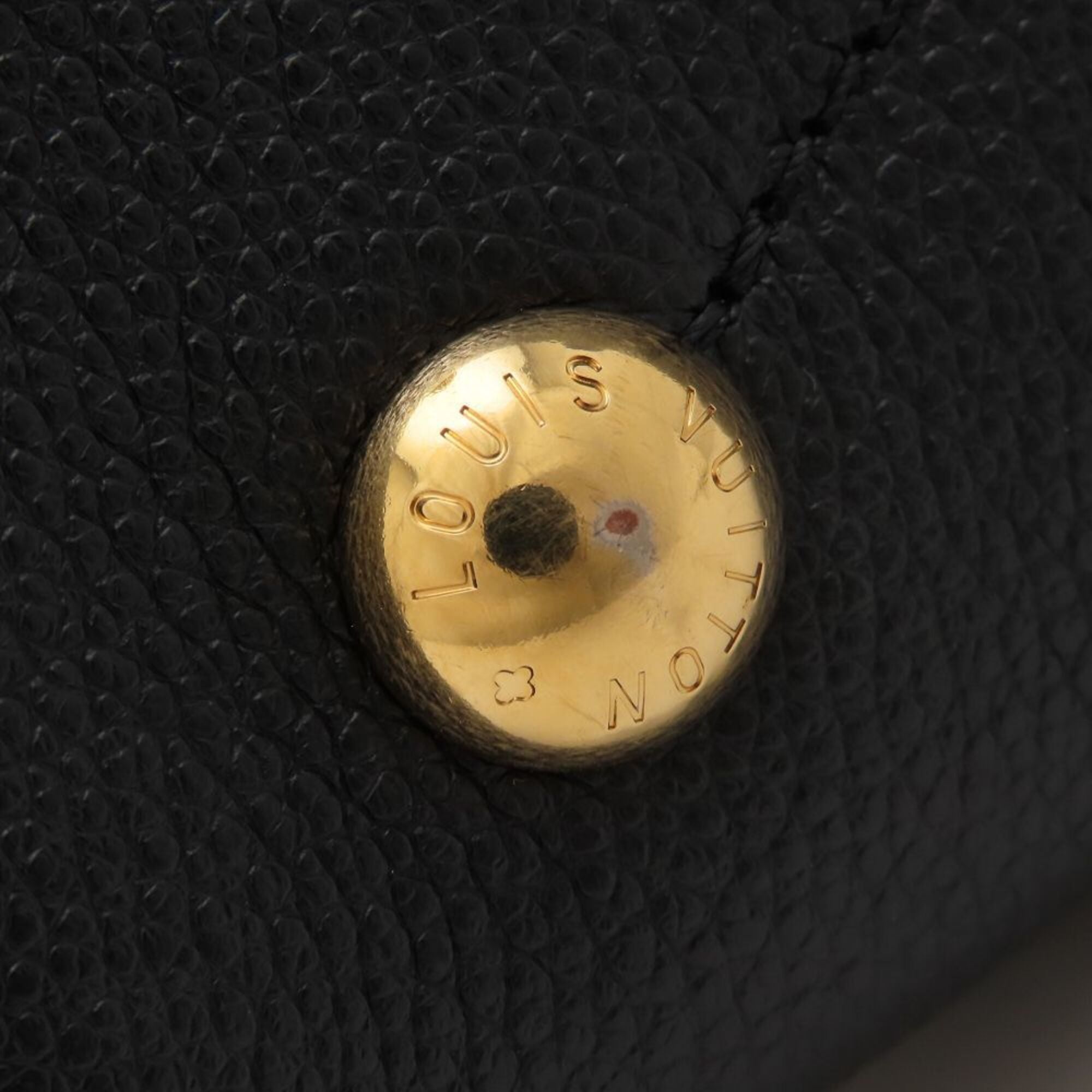 Louis Vuitton Monogram Noir Leather Handbag (Pre-Owned)