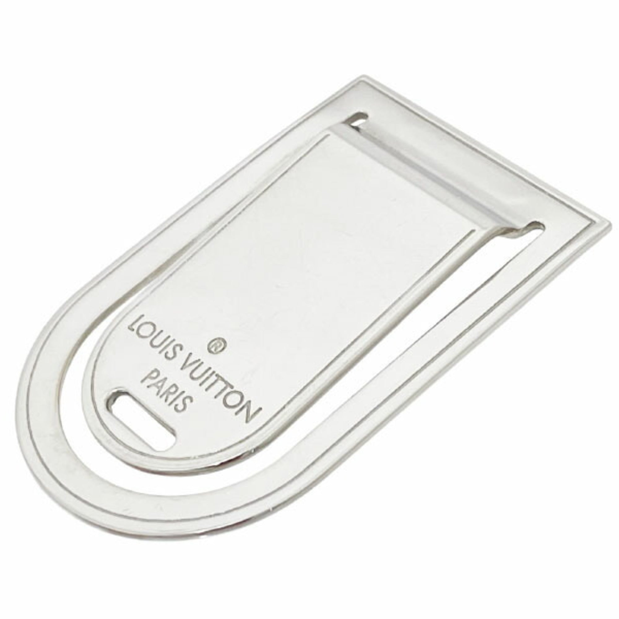 Louis Vuitton Silver Metal Money Clip (Pre-Owned)