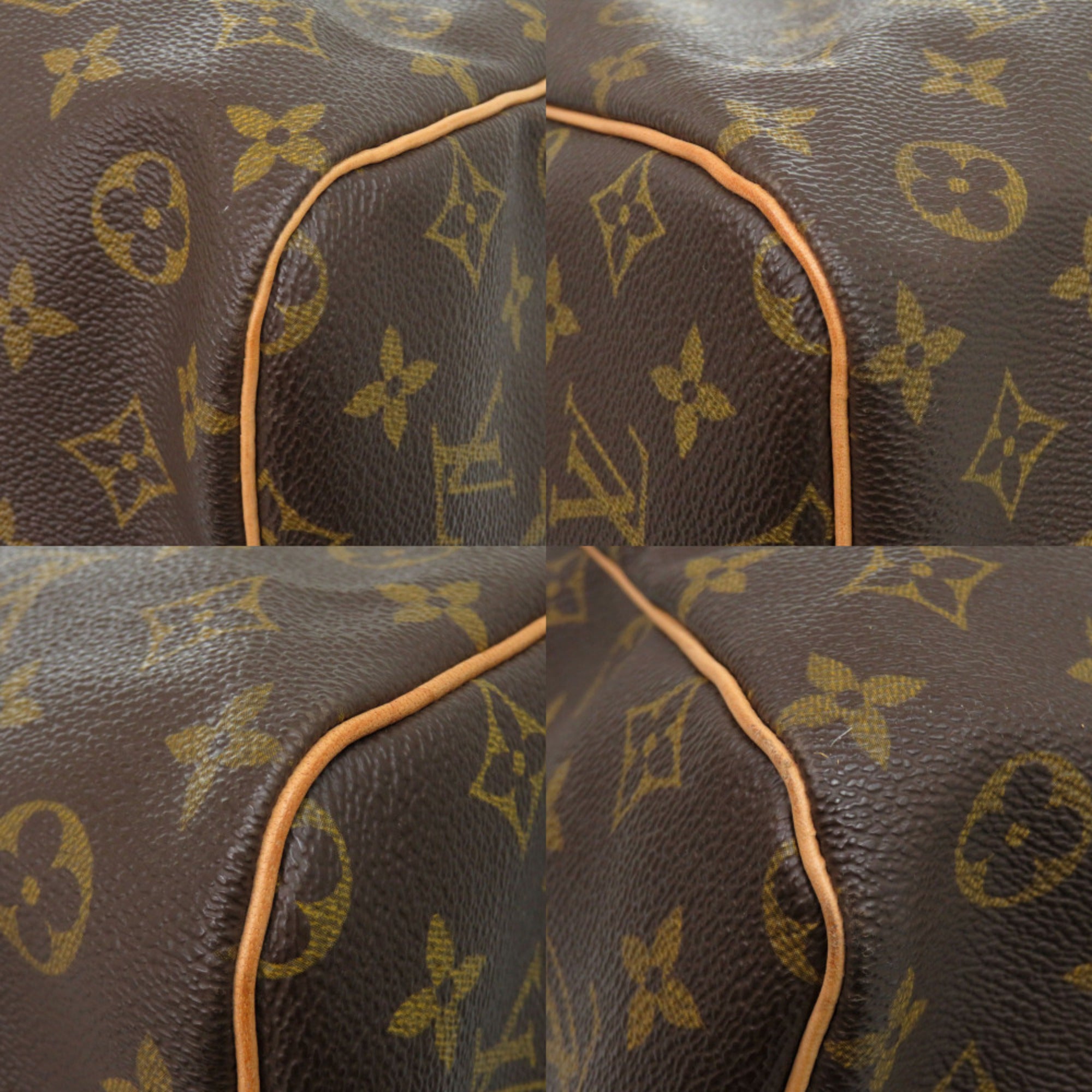 Louis Vuitton Brown Monogram Canvas Boston Bag (Pre-Owned)