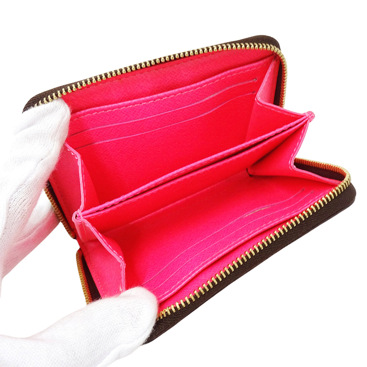 Louis Vuitton Monogram Graffiti Brown Fuchsia Galle Monogram Pink Monogram Graffiti Coin Purse/Coin Case (Pre-Owned)