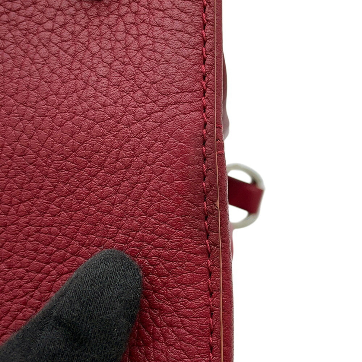 Louis Vuitton Bordeaux Salmon Pink Leather Handbag (Pre-Owned)