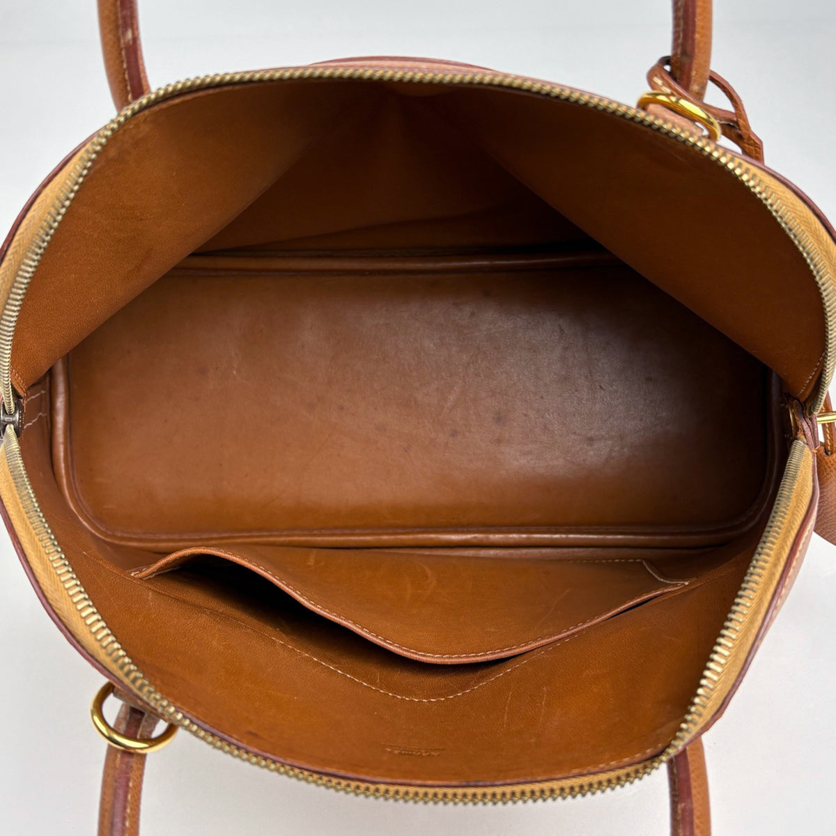 Hermes Gold Courchevel Leather Handbag (Pre-Owned)