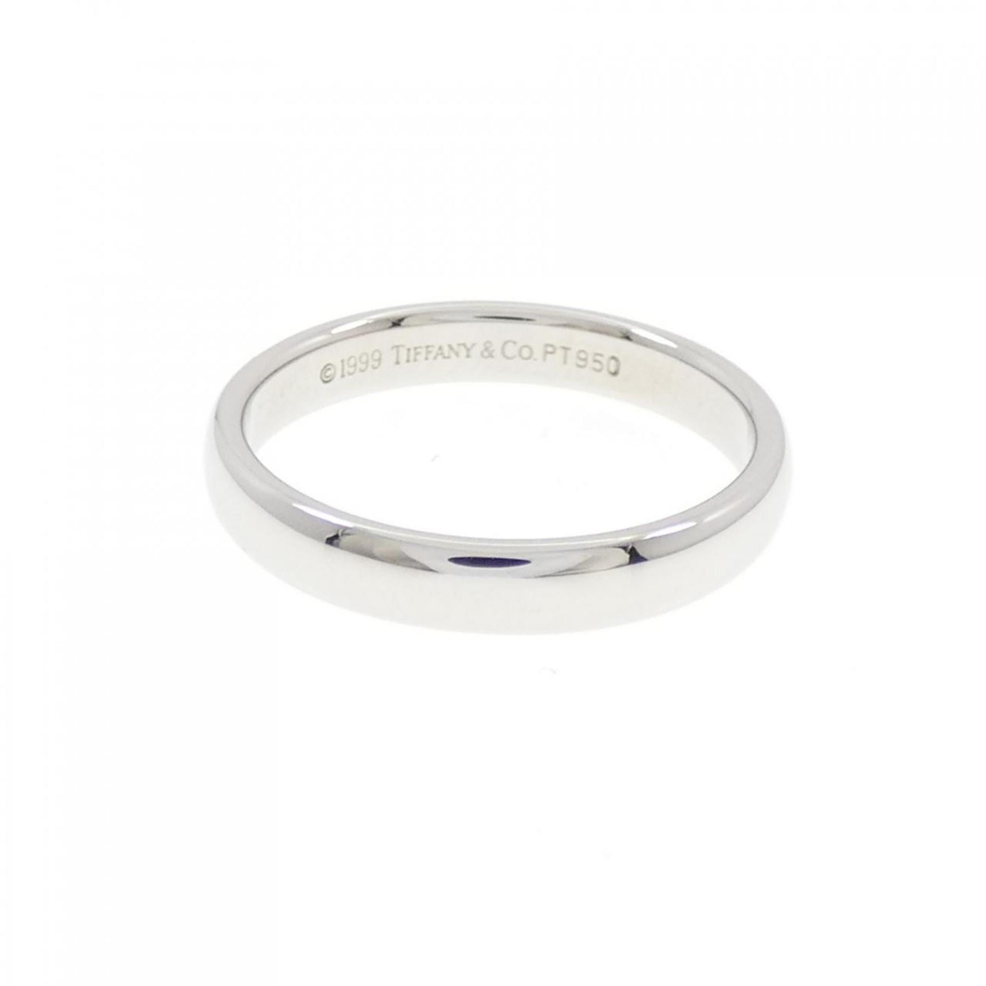 Tiffany Platinum Platinum 950 Band Ring (Pre-Owned)