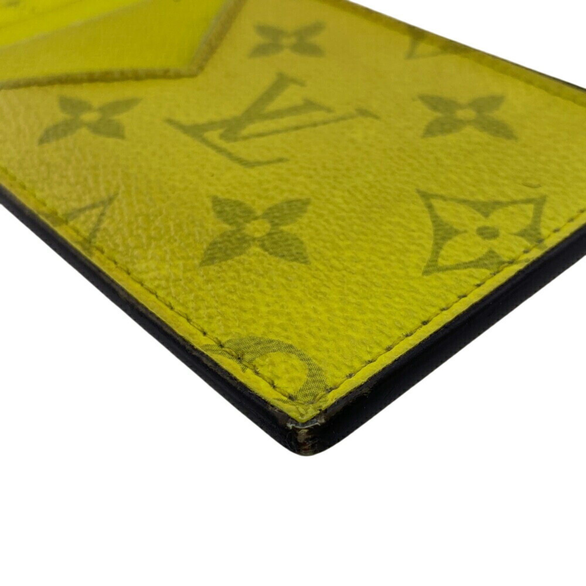 Louis Vuitton Yellow Taigarama Wallet (Bi-Fold) (Pre-Owned)