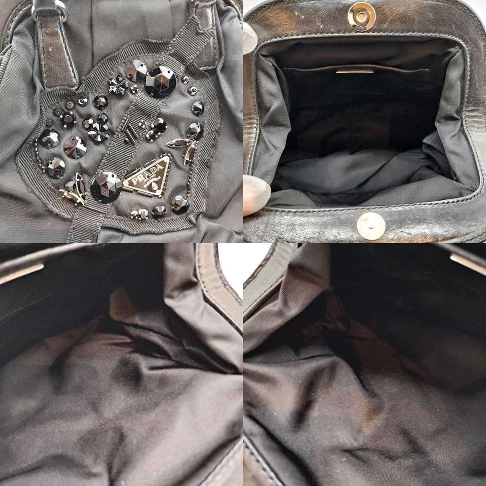 Prada Black Nylon Handbag (Pre-Owned)
