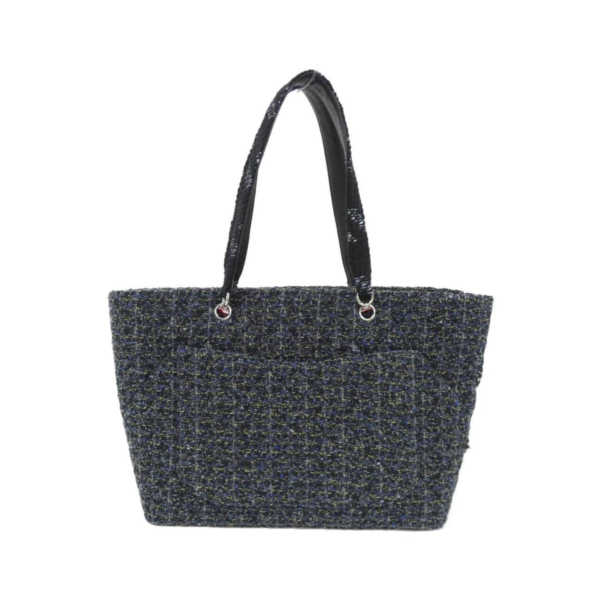 Chanel Navy Tweed Shoulder Bag (Pre-Owned)