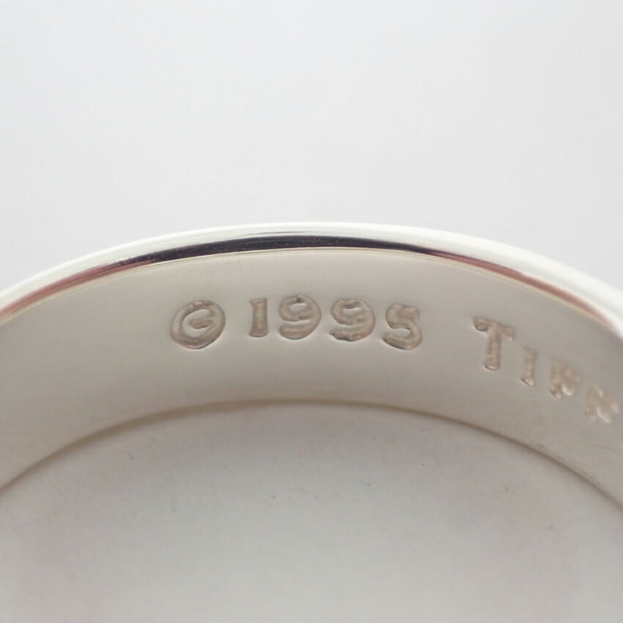 Tiffany Sterling Silver 925 Band Ring (Pre-Owned)