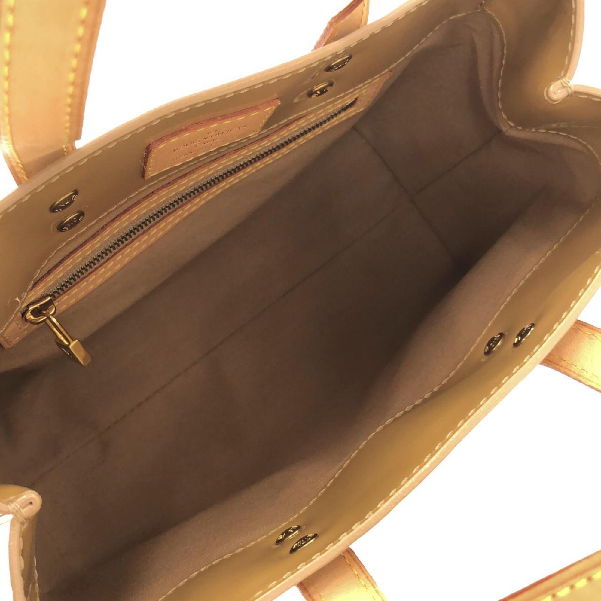 Louis Vuitton Beige Leather Handbag (Pre-Owned)