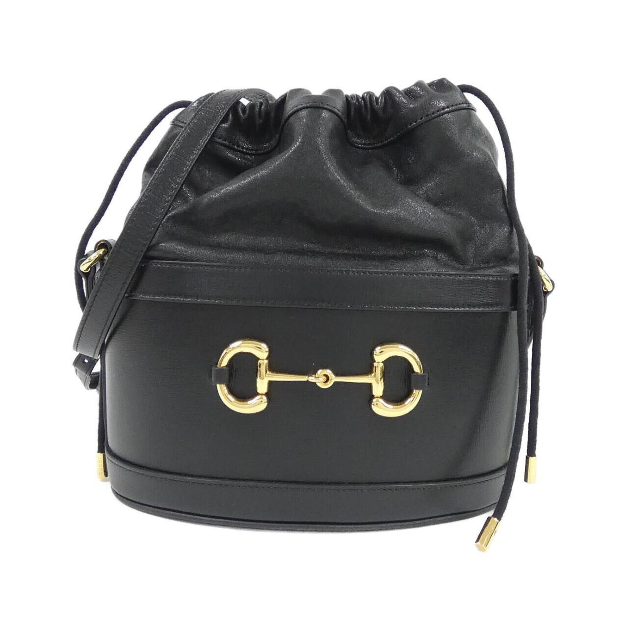 Gucci Black Leather Shoulder Bag (Pre-Owned)