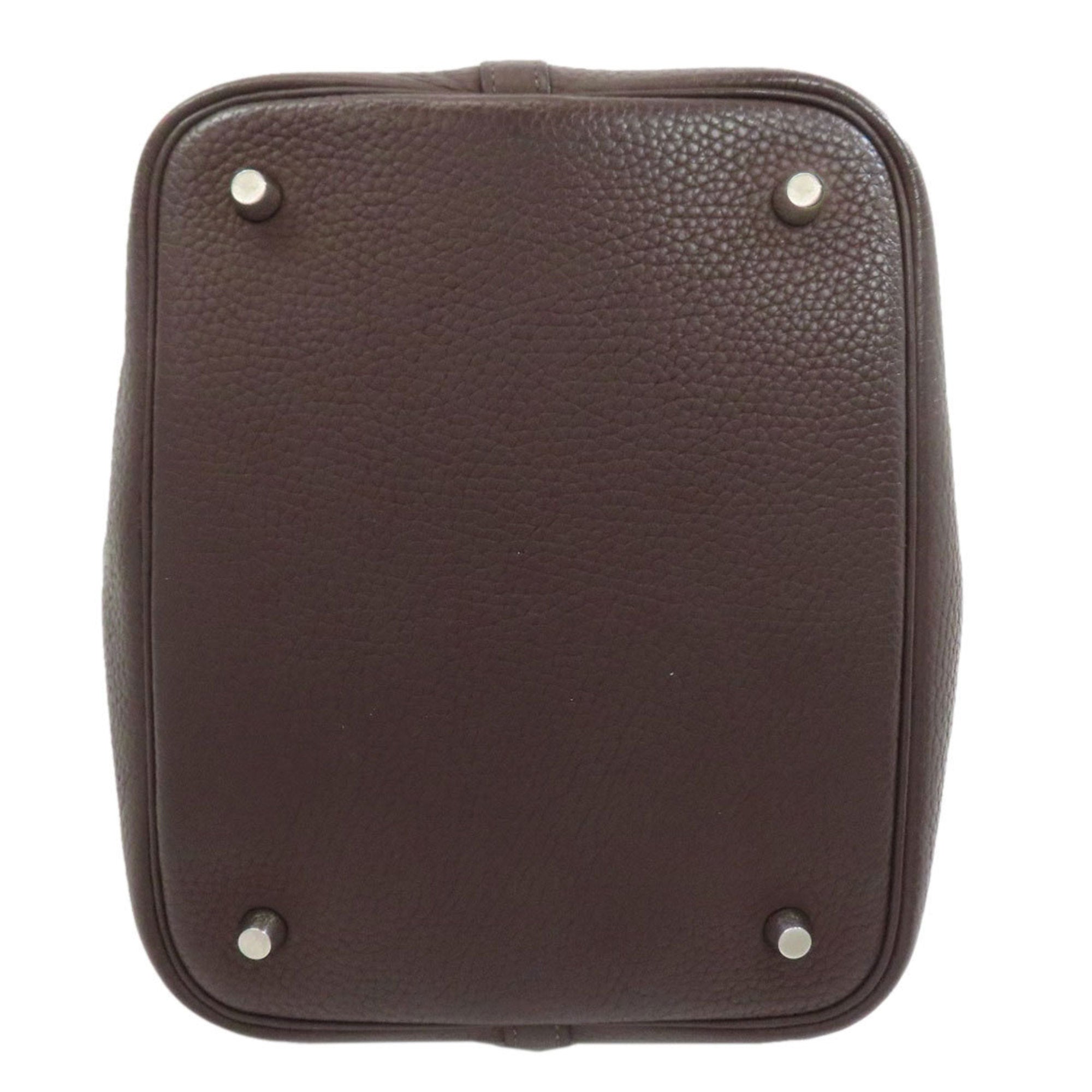 Hermes Brown Leather Handbag (Pre-Owned)