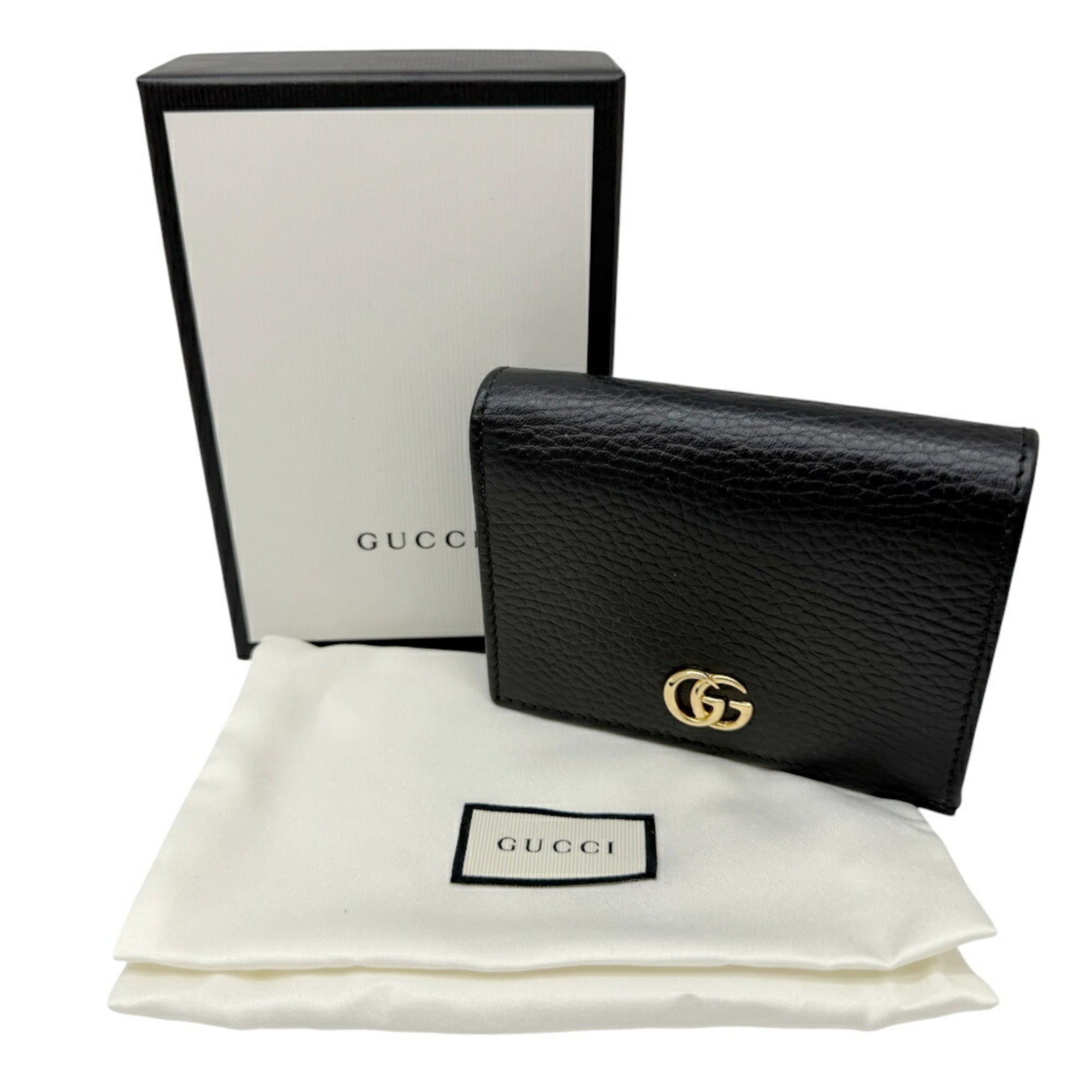 Gucci Black Leather Wallet (Bi-Fold) (Pre-Owned)