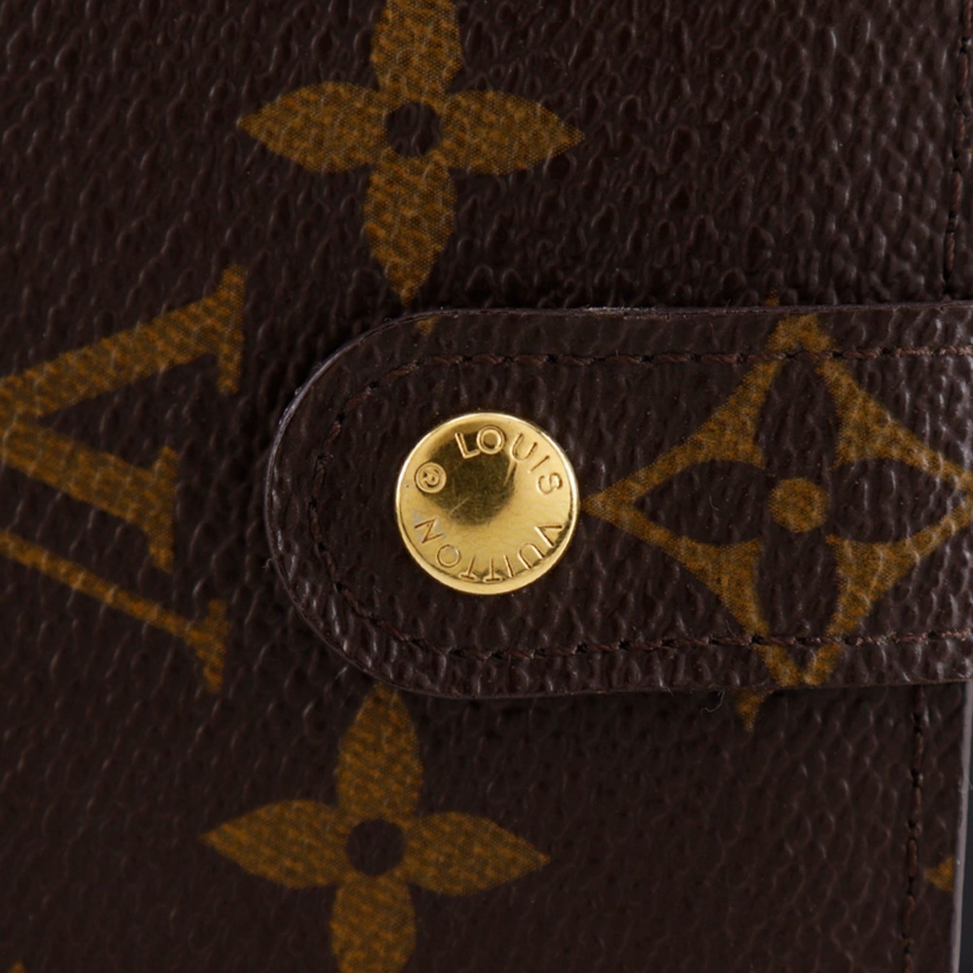 Louis Vuitton Brown Monogram Canvas Wallet (Bi-Fold) (Pre-Owned)