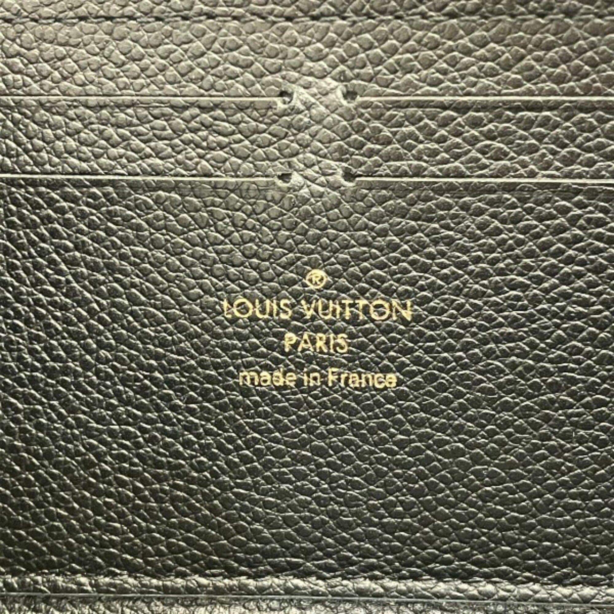 Louis Vuitton Black Noir Leather Coin Purse/Coin Case (Pre-Owned)