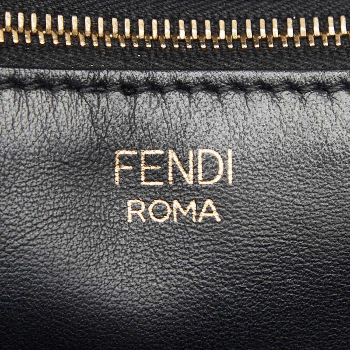 Fendi Black Pvc Wool Leather Tote Bag (Pre-Owned)