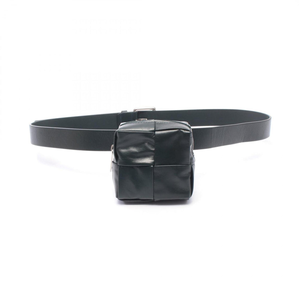 Bottega Veneta Green Leather Fanny Pack (Pre-Owned)