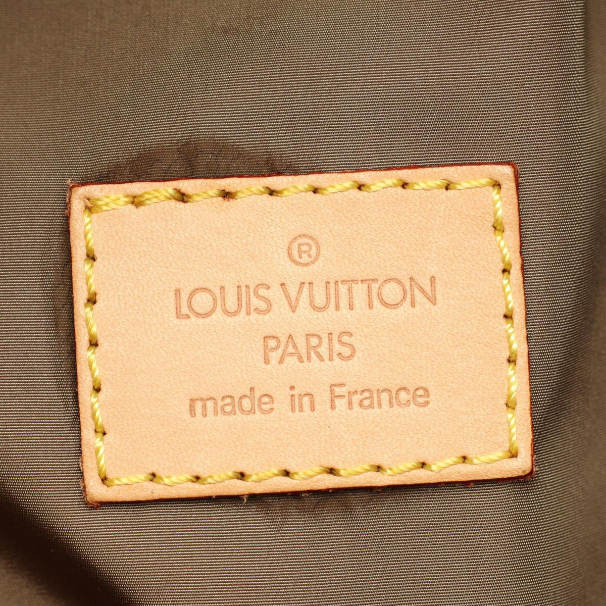 Louis Vuitton Beige Brown Sable Damier Geant Leather Nylon Canvas Boston Bag Handbag (Pre-Owned)