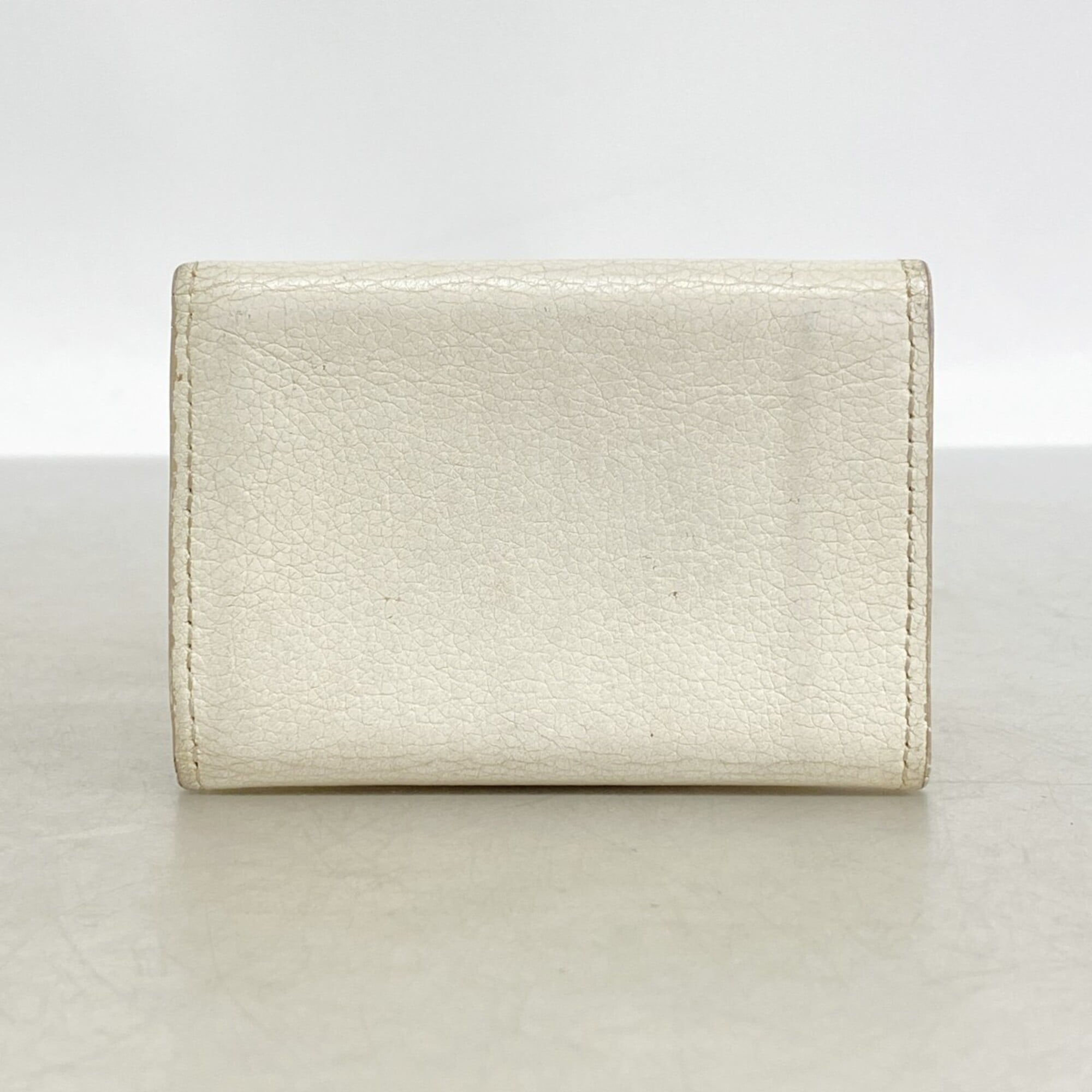 Louis Vuitton White Wallet (Tri-Fold) (Pre-Owned)