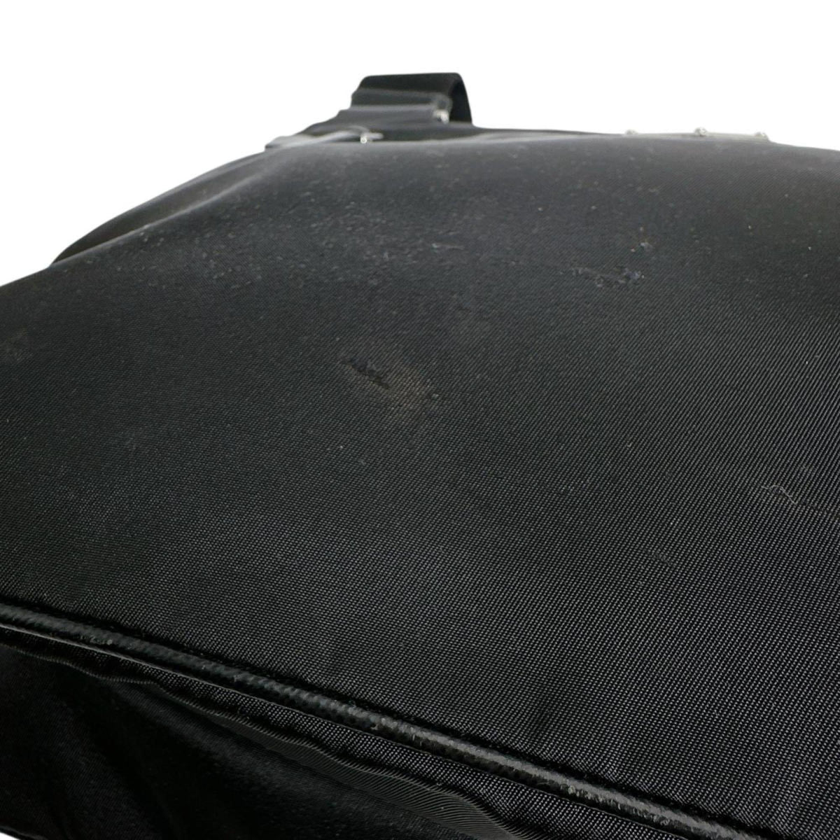 Prada Black Nylon Shoulder Bag Sling Bag (Pre-Owned)