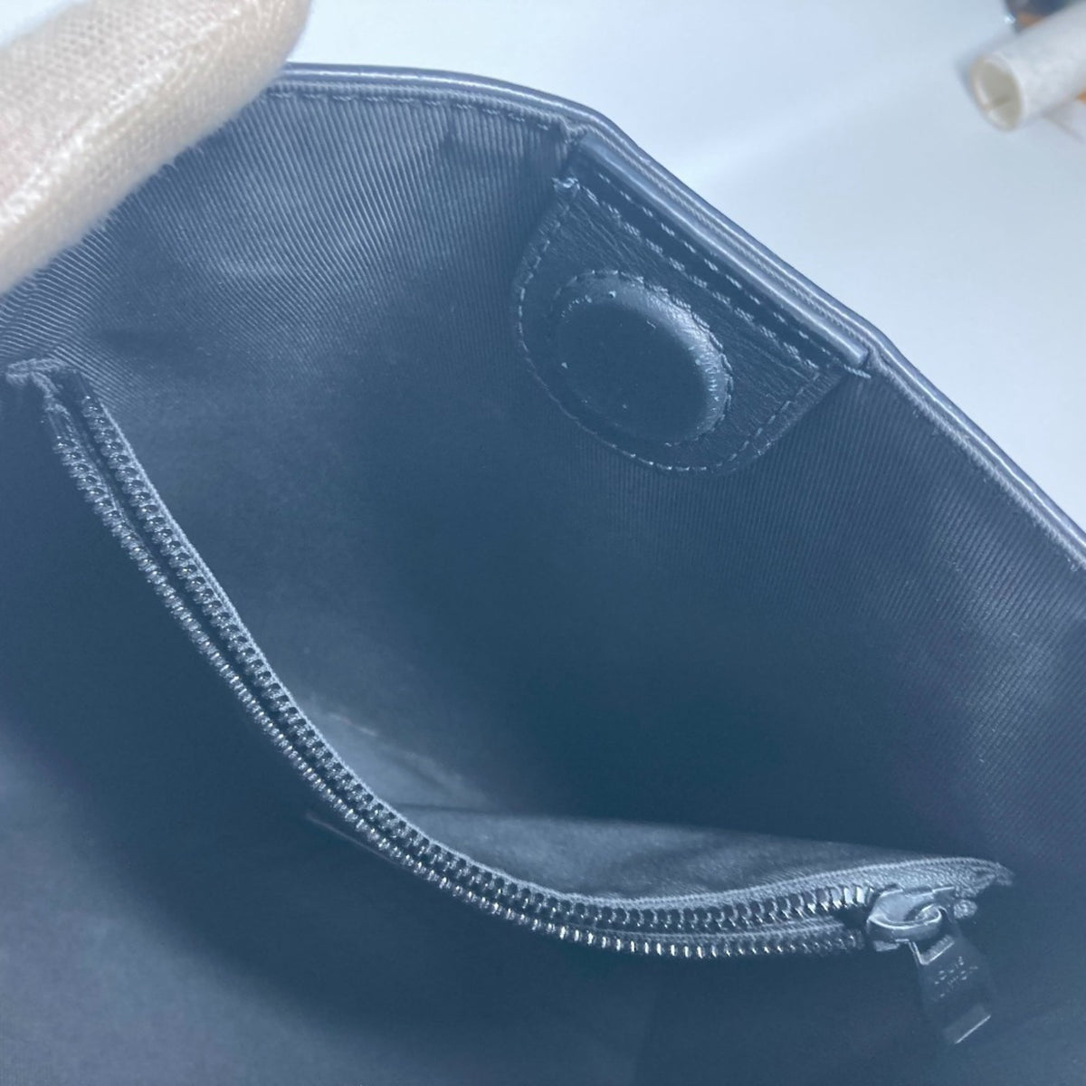 Louis Vuitton Black Noir Epi Leather Handbag Tote Bag (Pre-Owned)