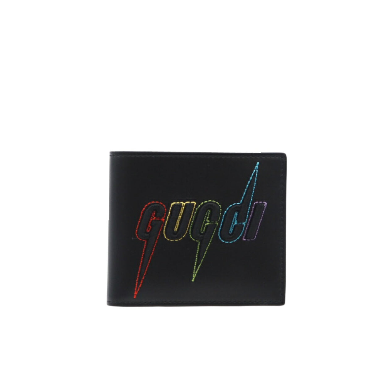 Gucci Black Leather Bill Wallet (Bi-Fold) (Pre-Owned)