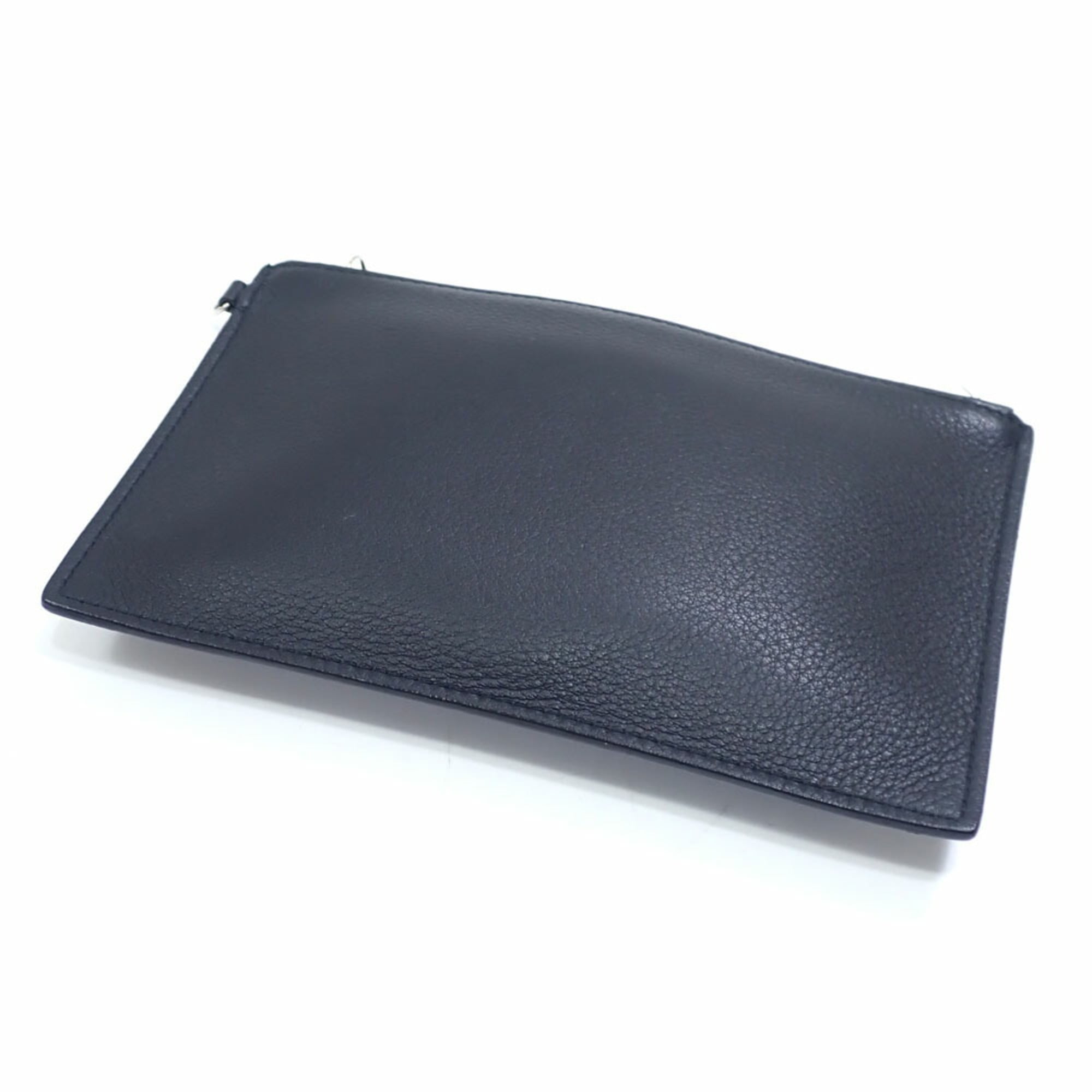Balenciaga Black Leather Pouch (Pre-Owned)