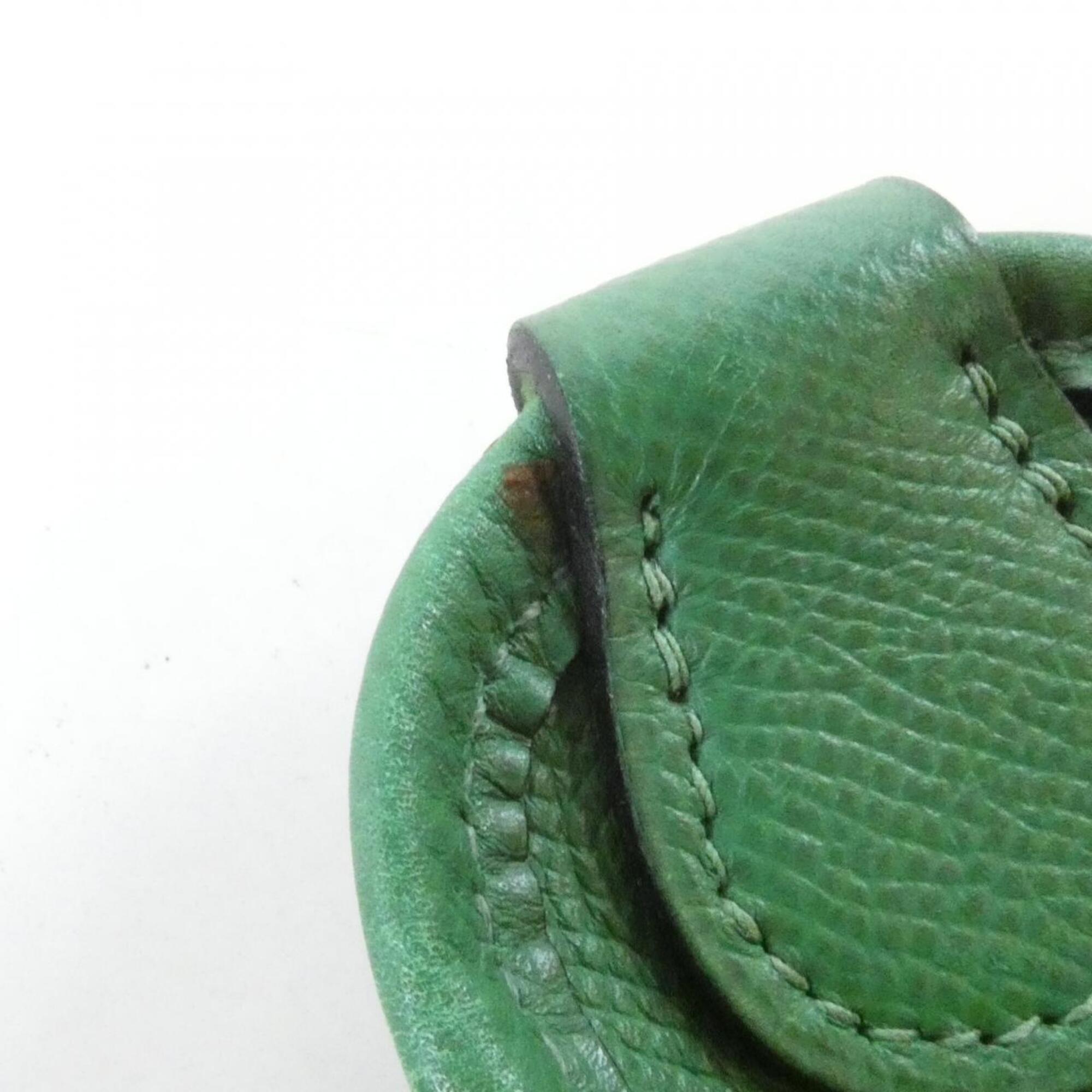 Hermes Green Courchevel Leather Shoulder Bag (Pre-Owned)