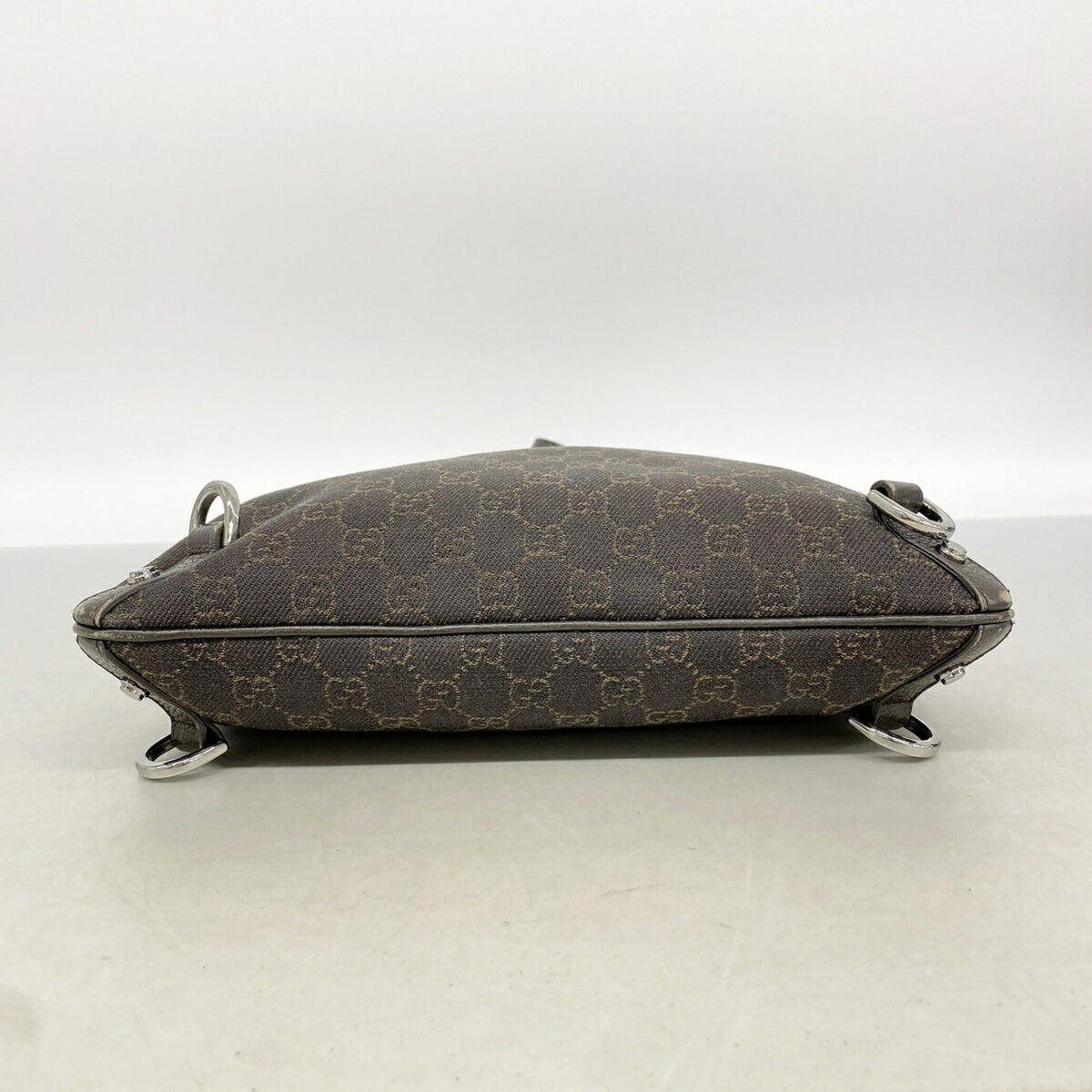 Gucci Brown Canvas Shoulder Bag (Pre-Owned)