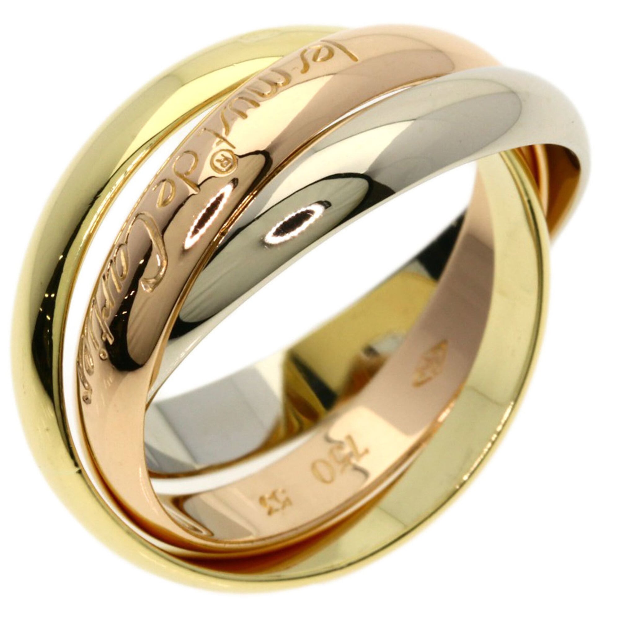 Cartier Yellow Gold (18K) Pink Gold (18K) White Gold (18K) Band Ring (Pre-Owned)