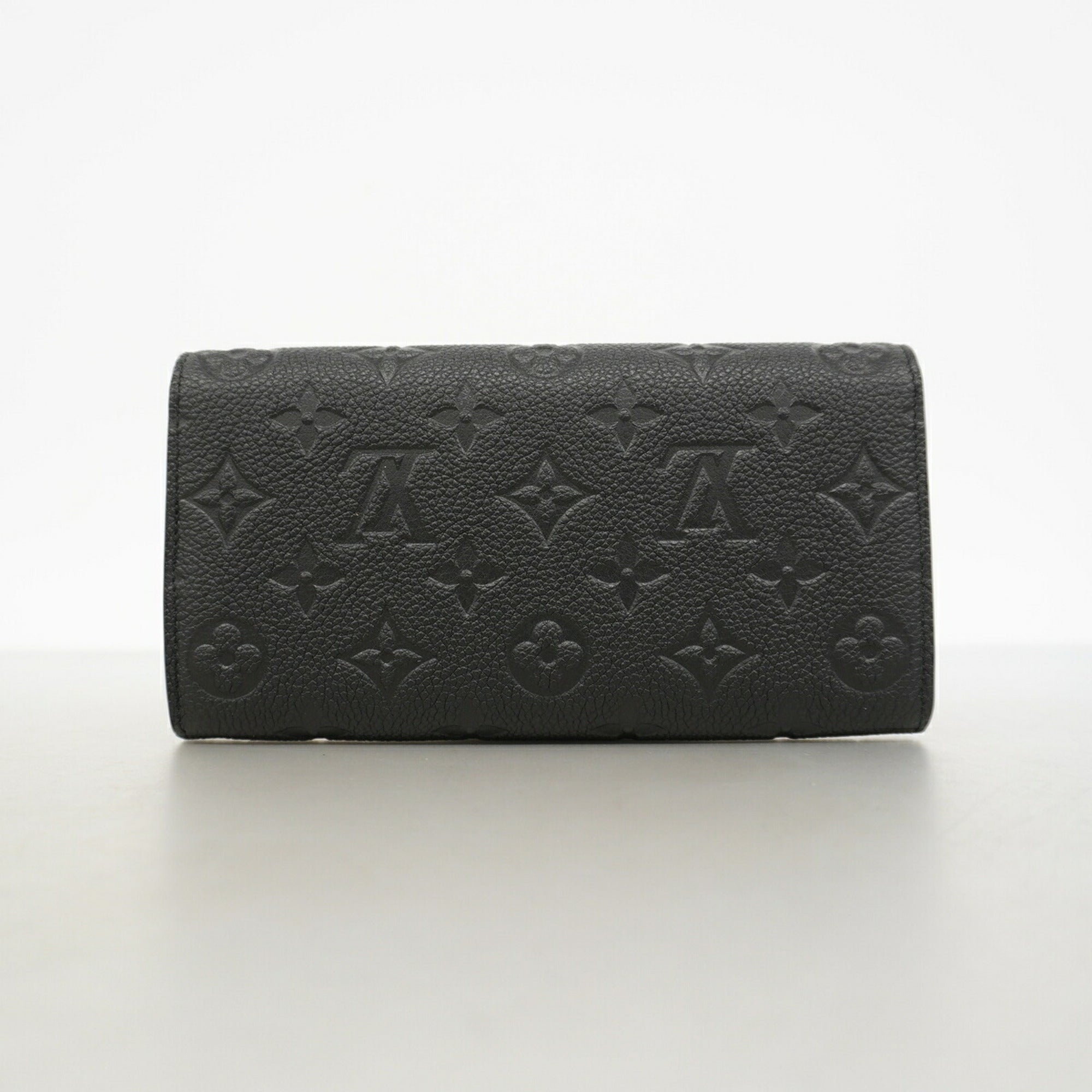 Louis Vuitton Noir Long Wallet (Bi-Fold) (Pre-Owned)