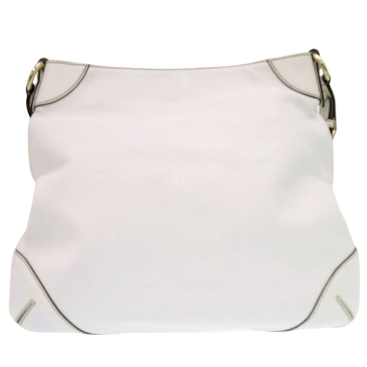 Gucci White Leather Shoulder Bag (Pre-Owned)