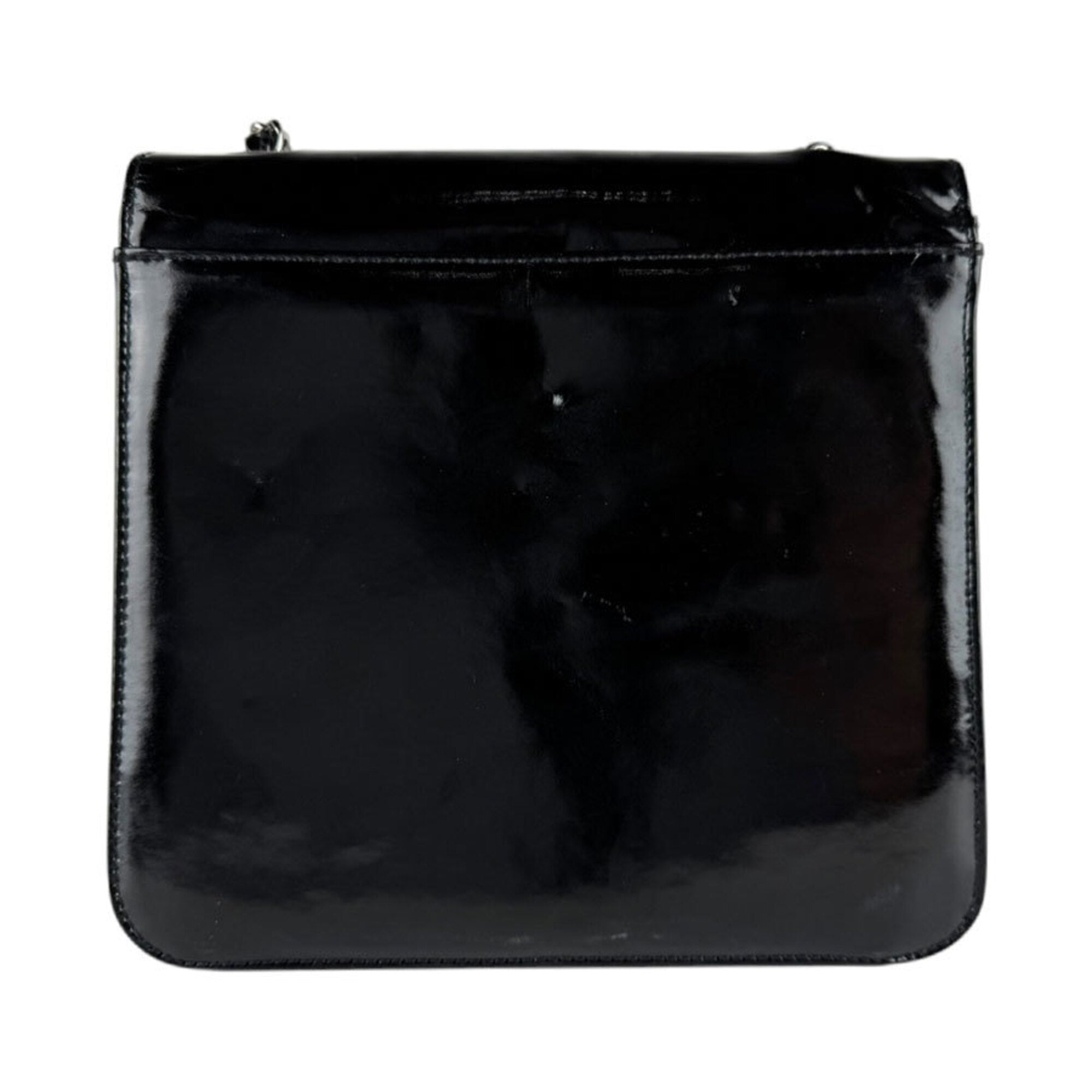 Chanel Black Patent Leather Shoulder Bag (Pre-Owned)