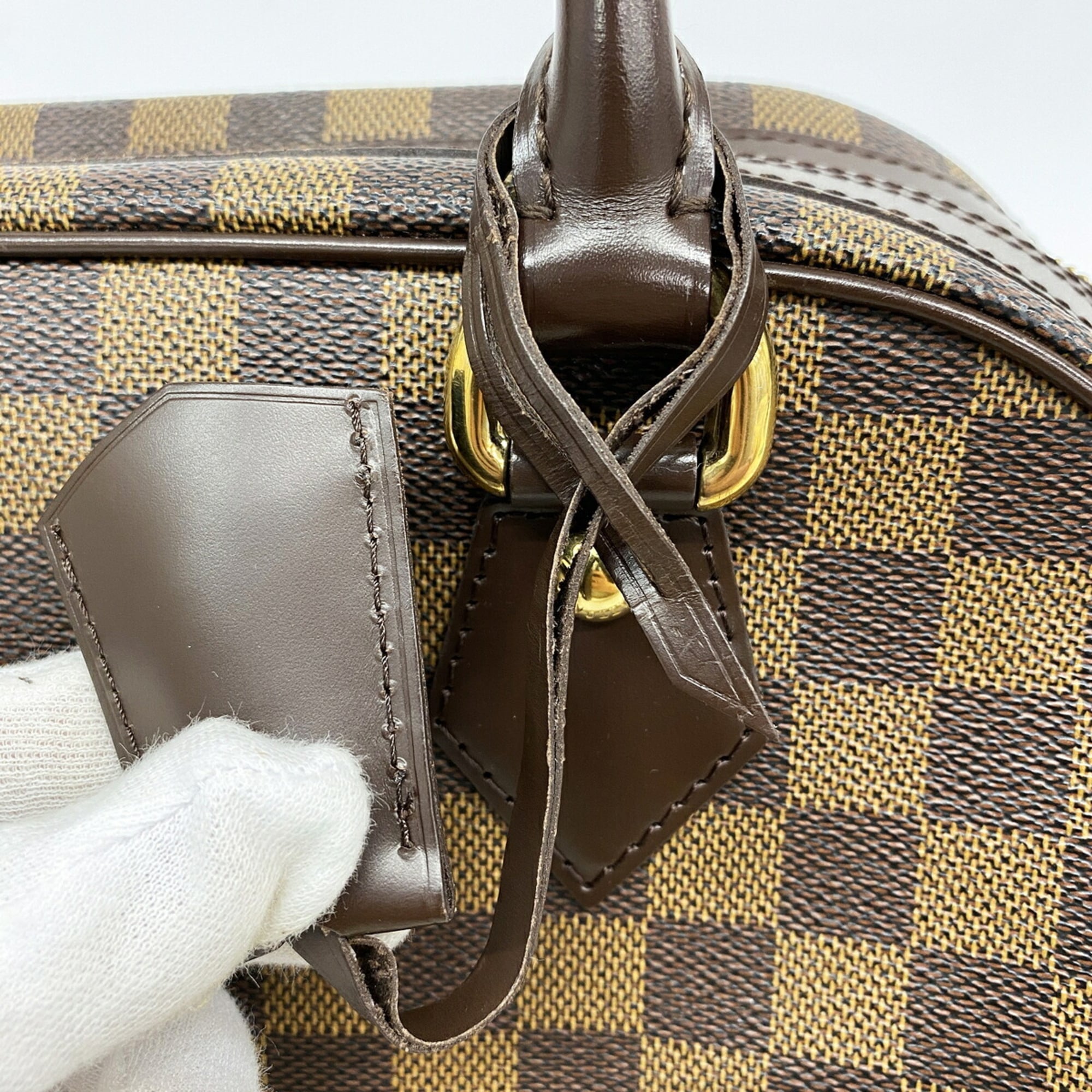 Louis Vuitton Ebene Handbag (Pre-Owned)