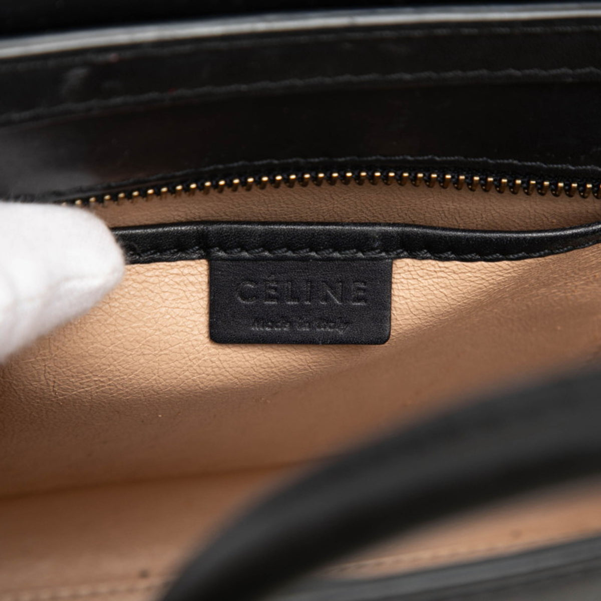 Celine Brown Multi-Color Leather Handbag Shoulder Bag (Pre-Owned)