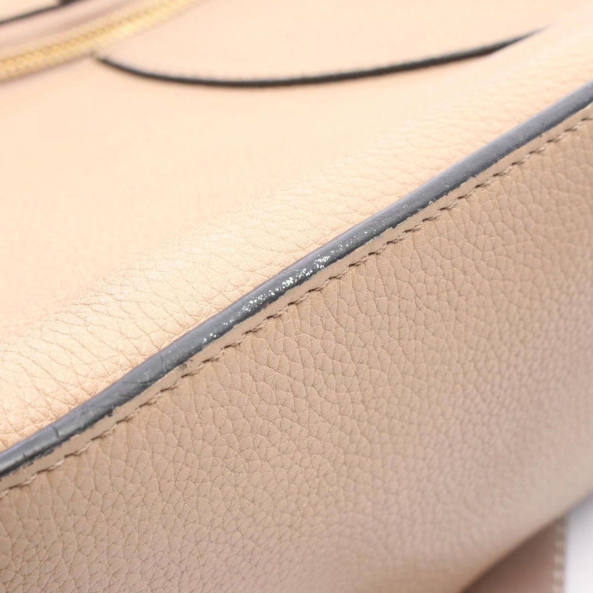 Loewe Beige Brown Leather Handbag (Pre-Owned)