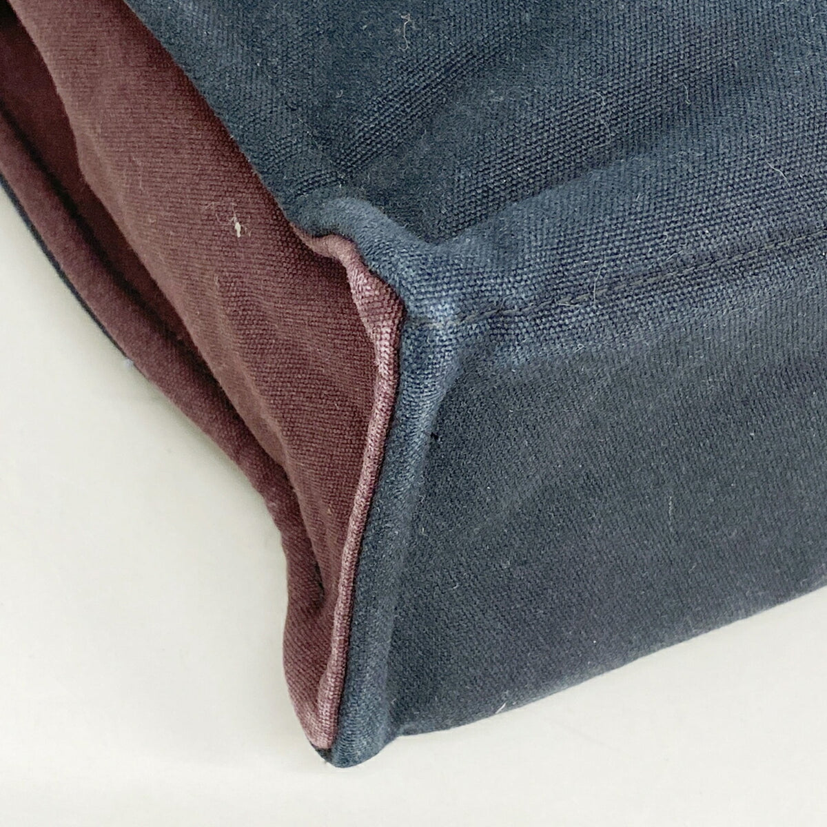 Hermes Black Bordeaux Canvas Tote Bag (Pre-Owned)