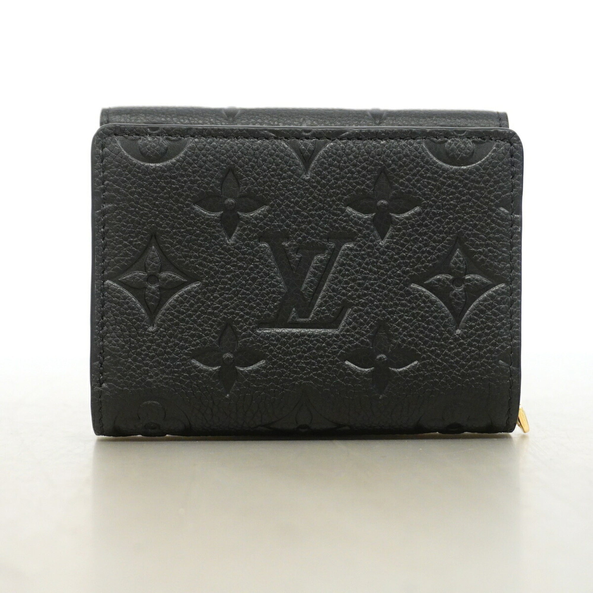 Louis Vuitton Noir Wallet (Tri-Fold) (Pre-Owned)