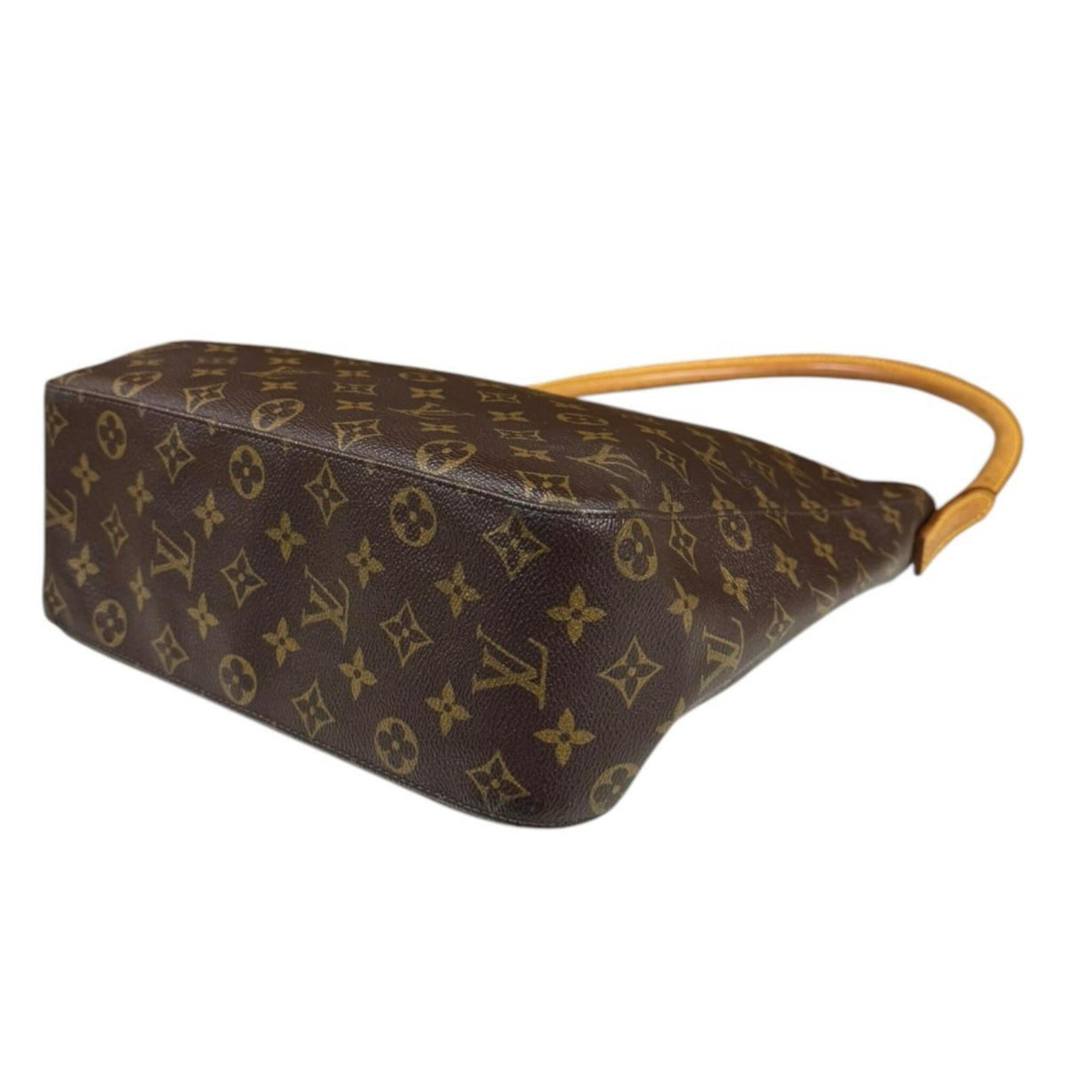 Louis Vuitton Brown Monogram Canvas Shoulder Bag (Pre-Owned)
