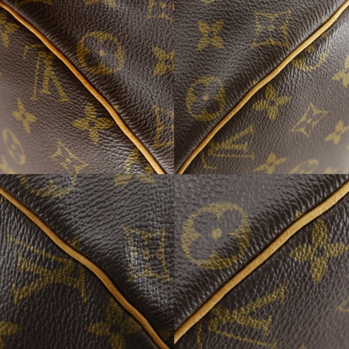 Louis Vuitton Brown Monogram Canvas Boston Bag (Pre-Owned)