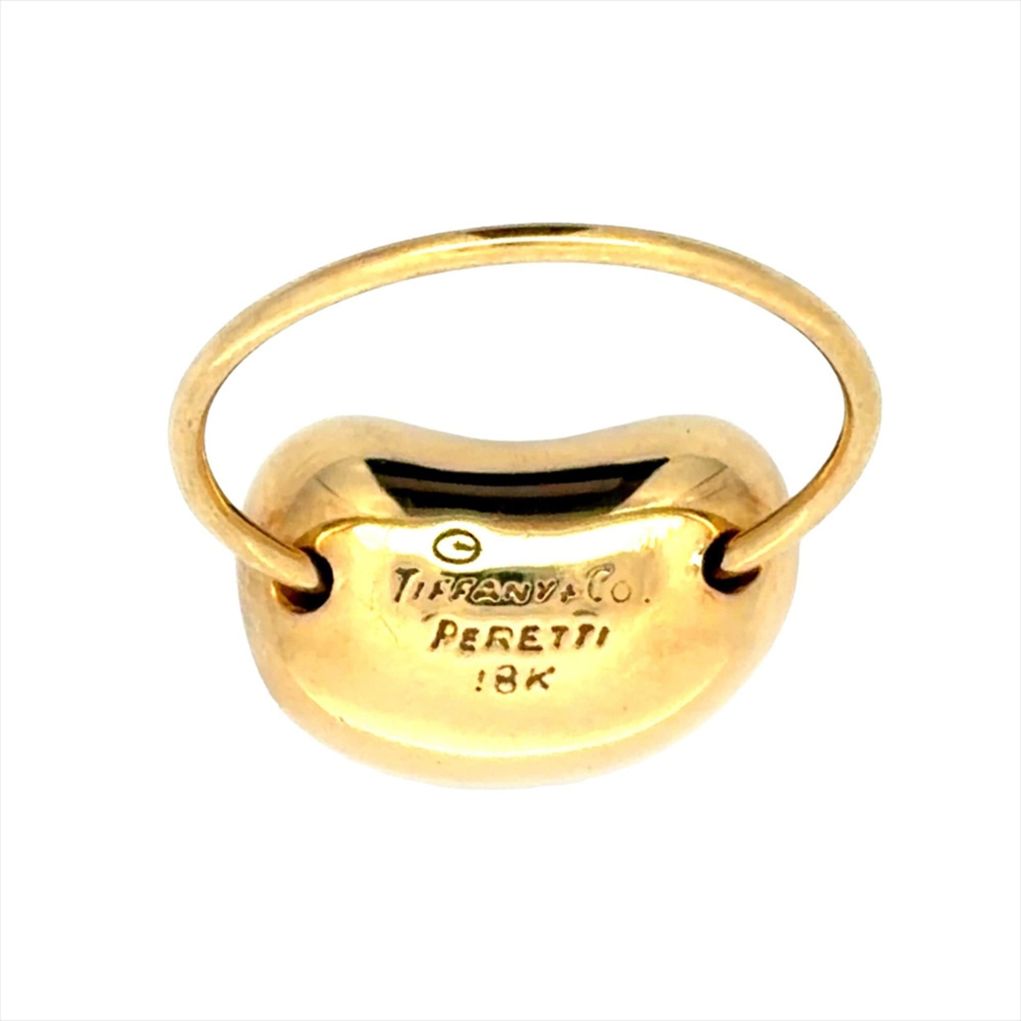 Tiffany Bean Yellow Gold (18K) Band Ring (Pre-Owned)
