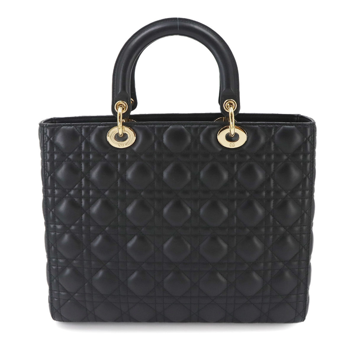 Christian Dior Black Leather Handbag (Pre-Owned)