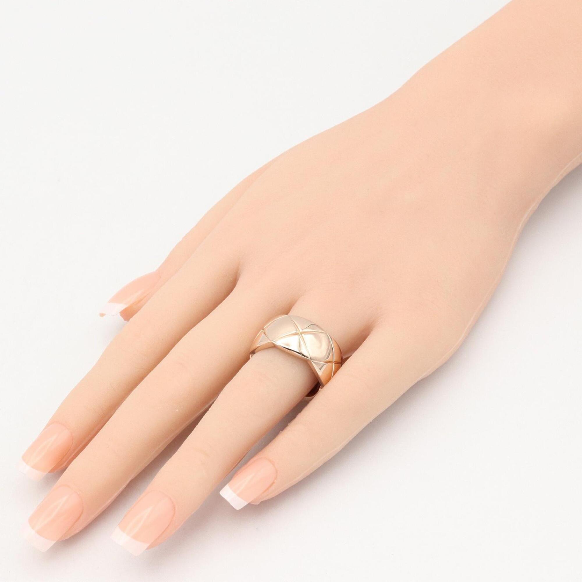 Chanel Pink Gold Pink Gold (18K) Band Ring (Pre-Owned)