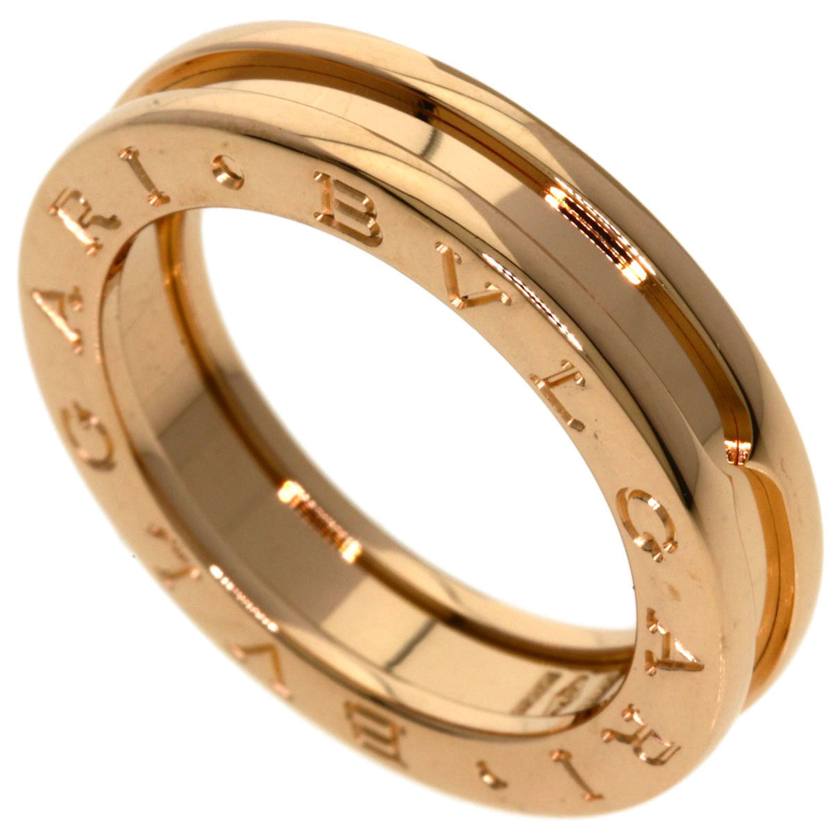 Bvlgari B.Zero1 Pink Gold (18K) Band Ring (Pre-Owned)