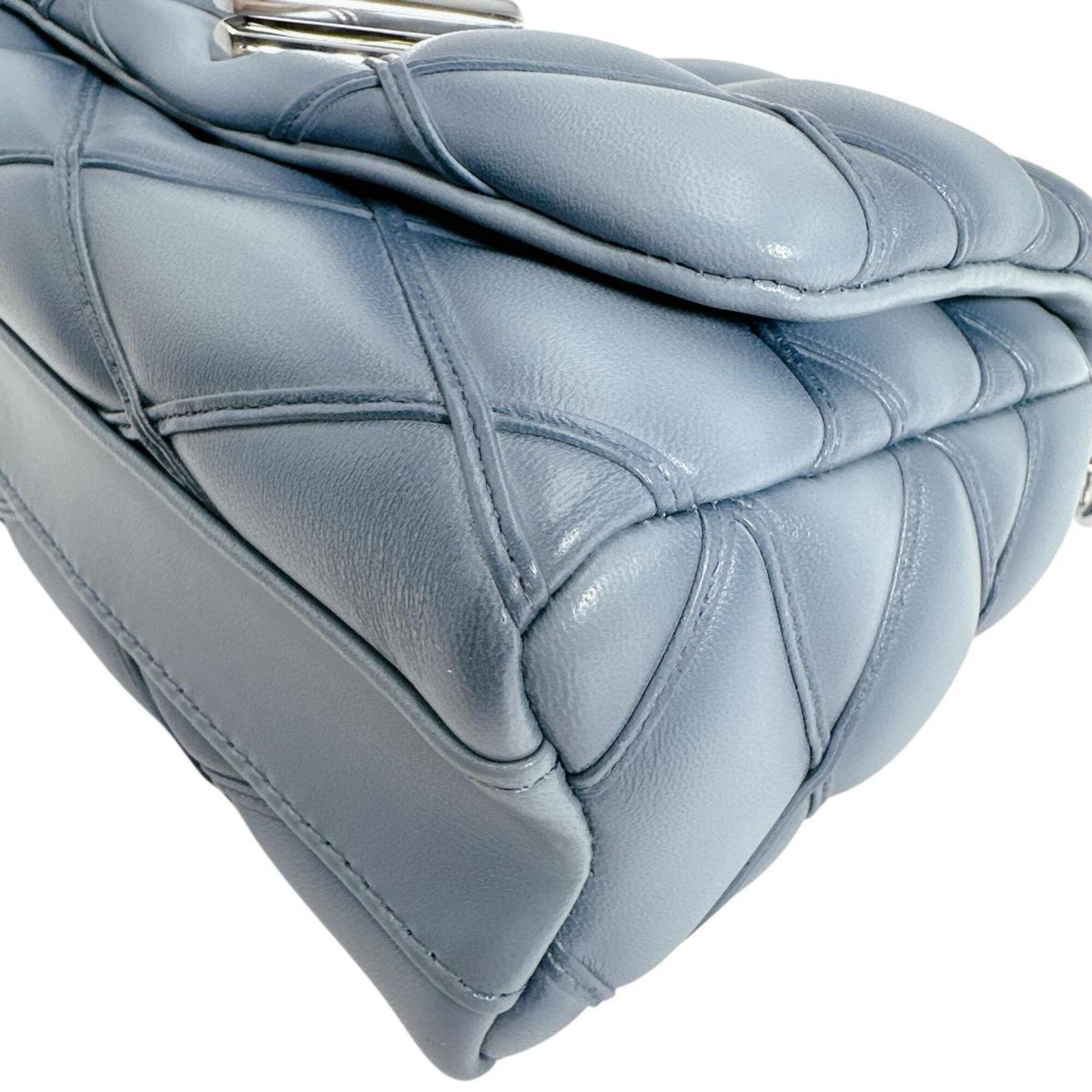 Louis Vuitton Blue Leather Handbag (Pre-Owned)