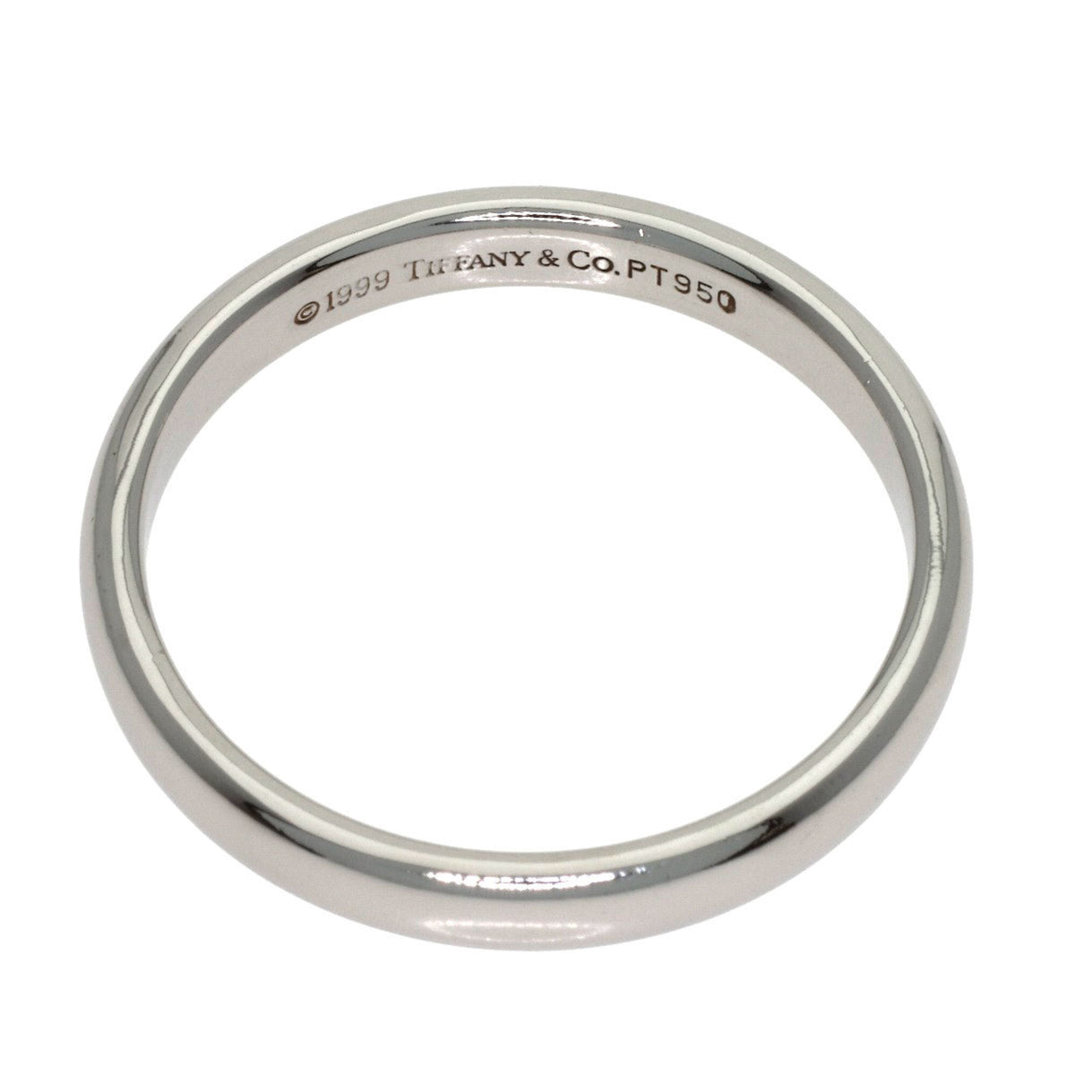 Tiffany Platinum 950 Band Ring (Pre-Owned)