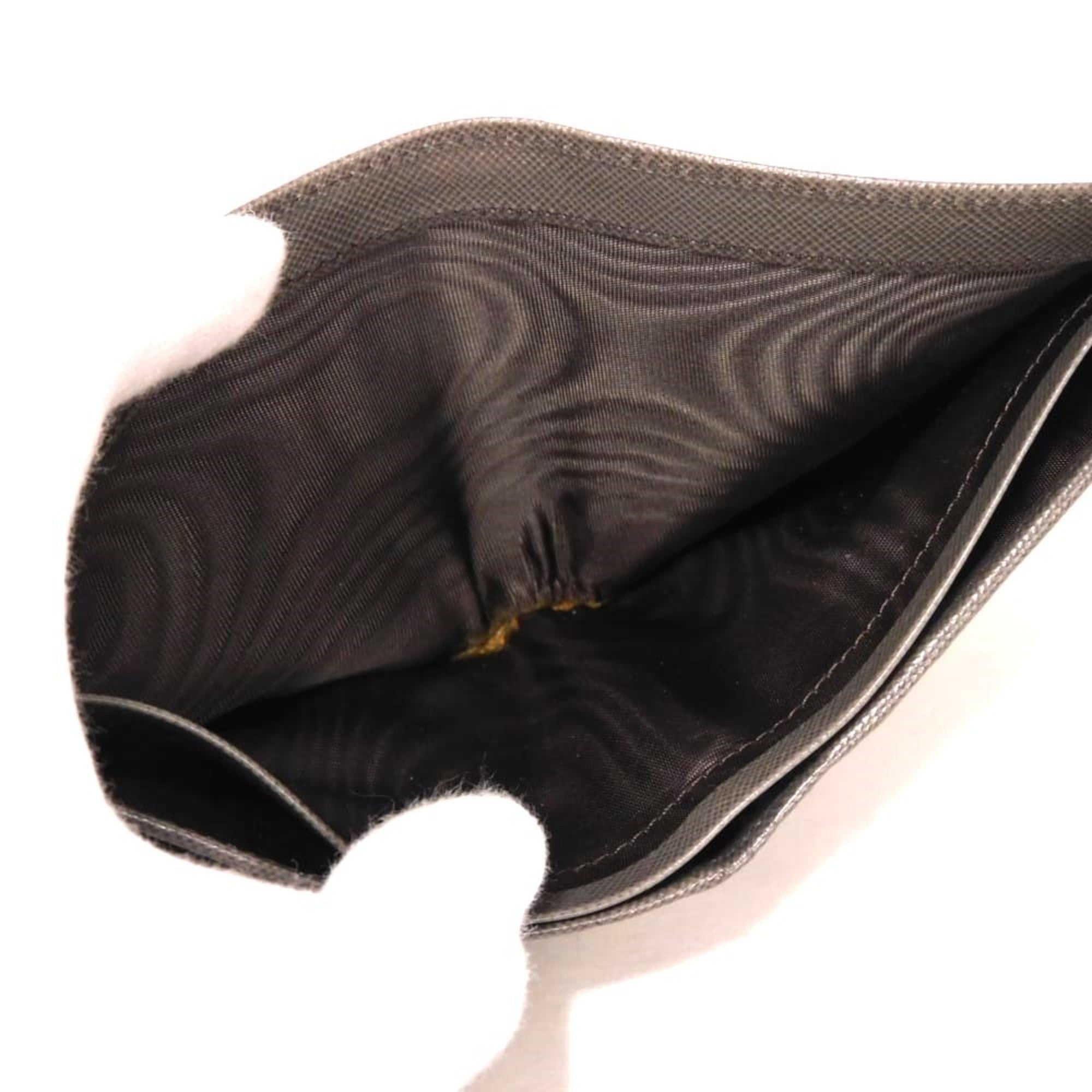 Prada Saffiano Brown Saffiano Wallet (Bi-Fold) (Pre-Owned)
